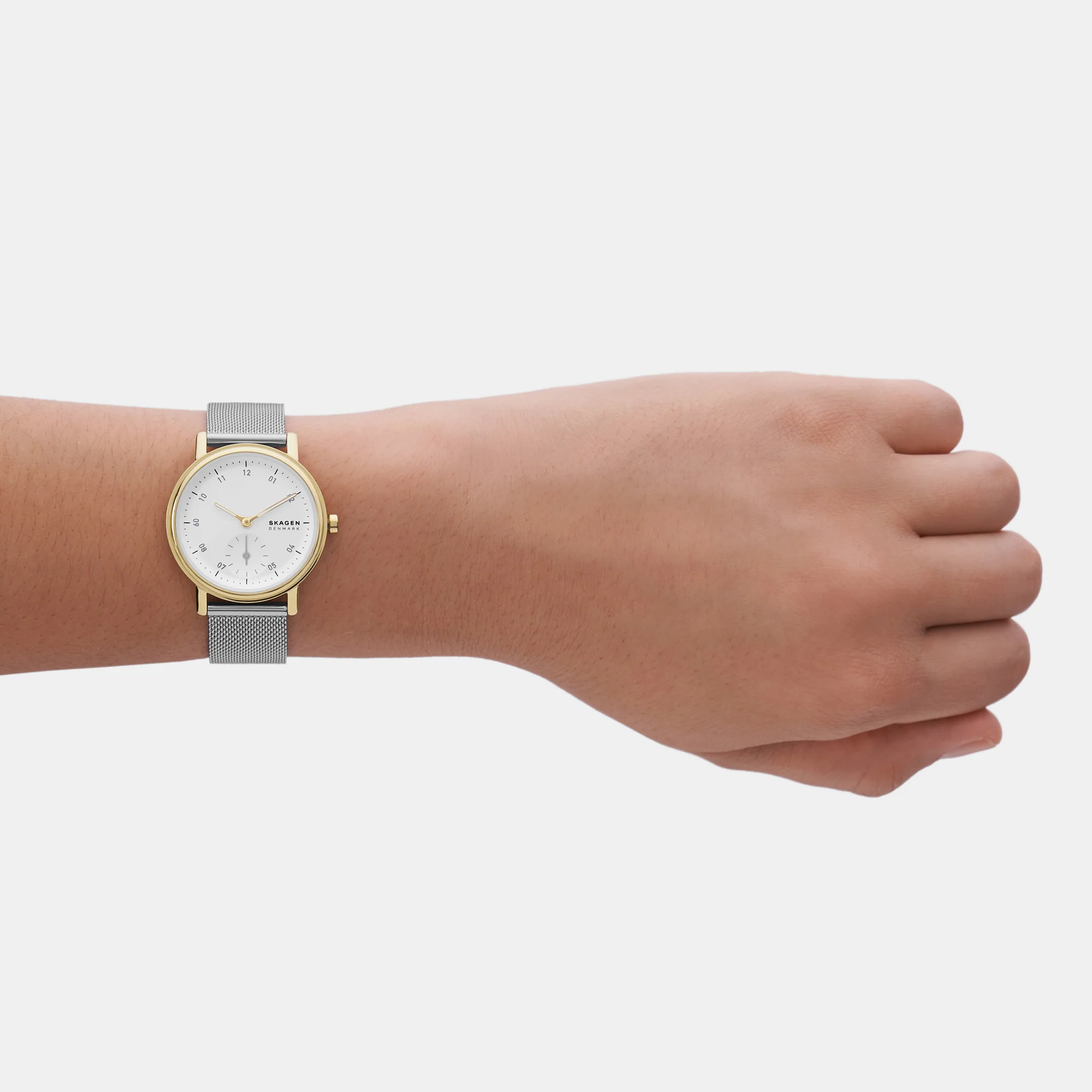 Kuppel Lille Women Quartz White Dial Analog Mesh Watch SKW3101 - Image 7