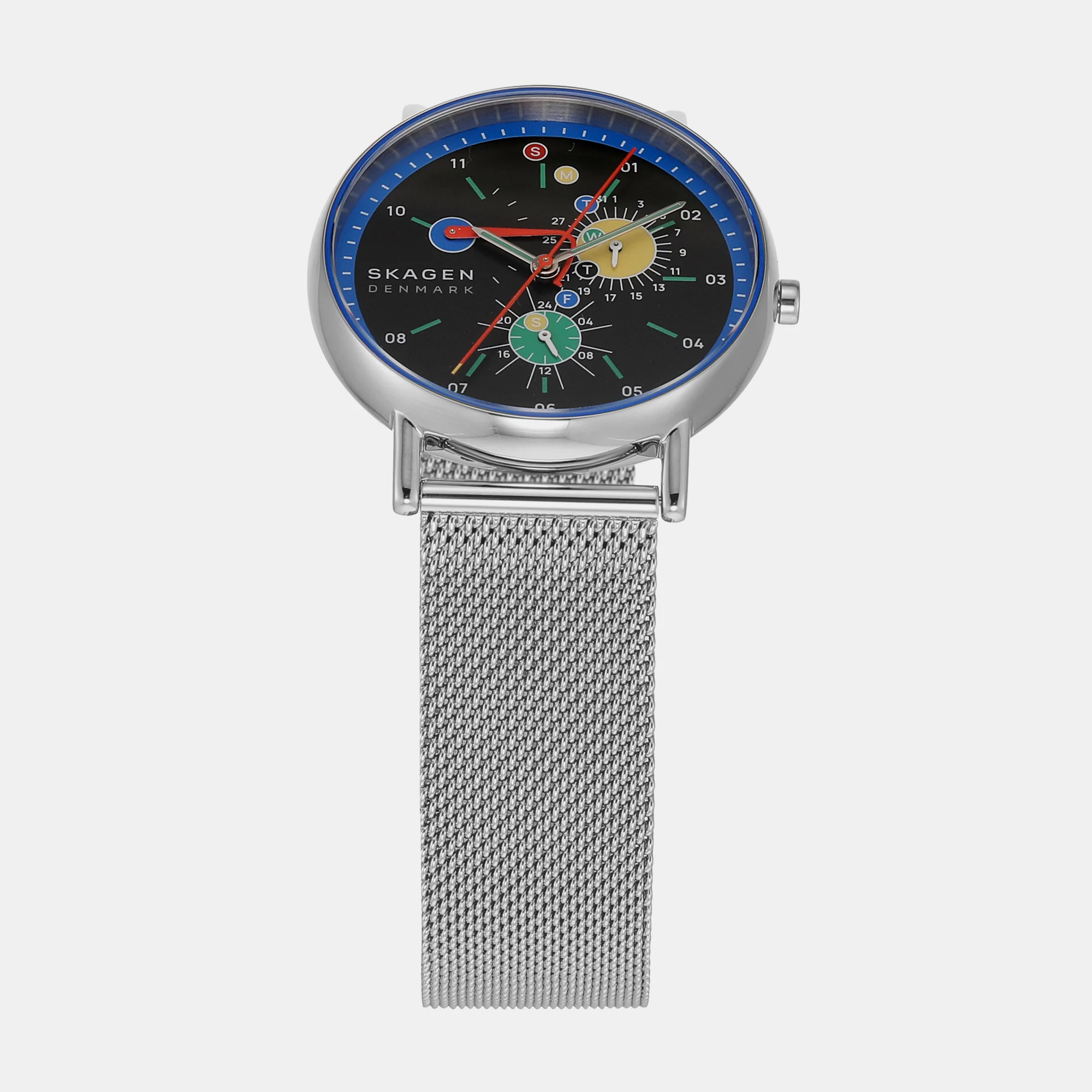 Men Quartz Black Dial Analog Stainless Steel Watch SKL2004 - Image 6