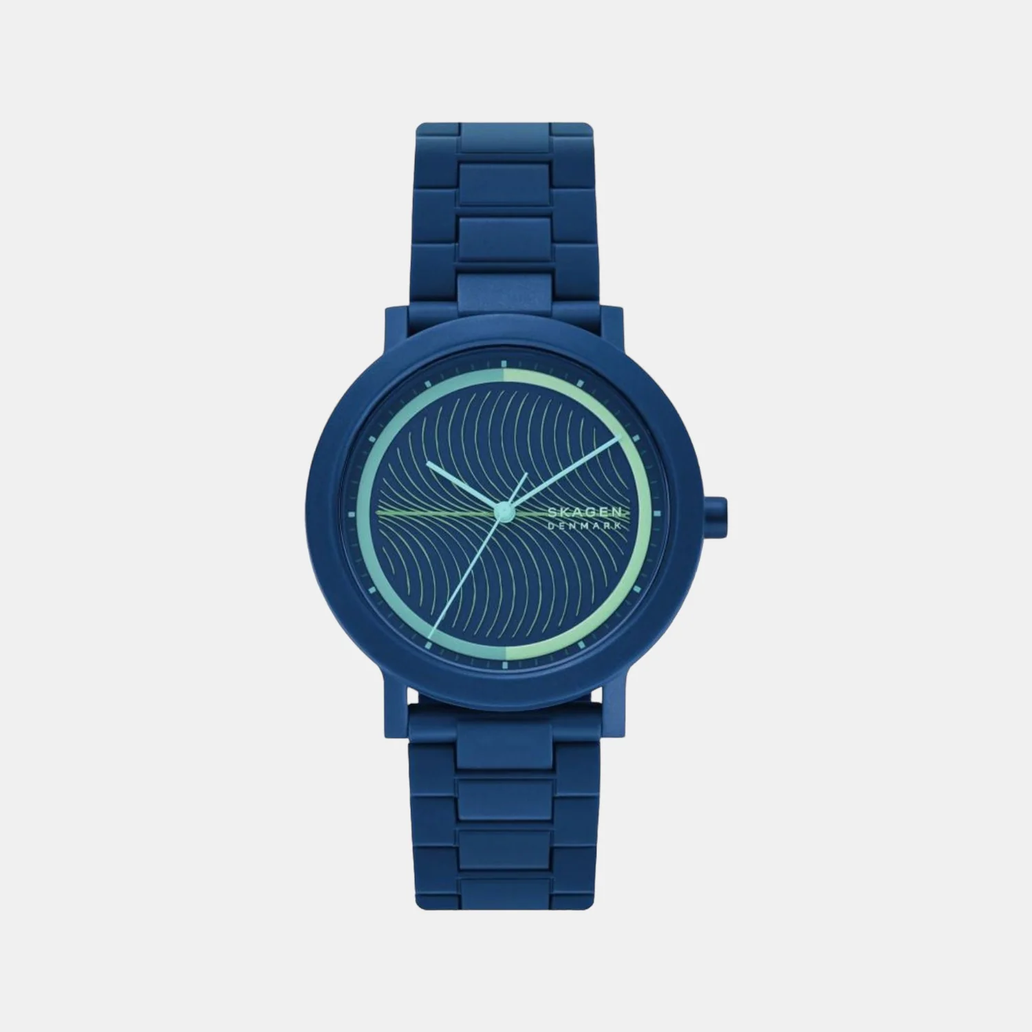 Men Quartz Blue Dial Analog Plastic Watch SKW6770