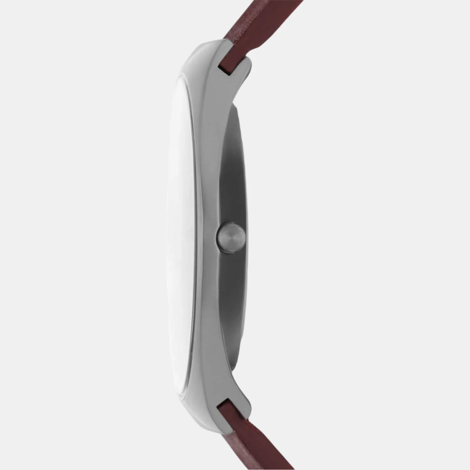 Men Quartz Red Dial Analog Leather Watch SKW6856 - Image 3