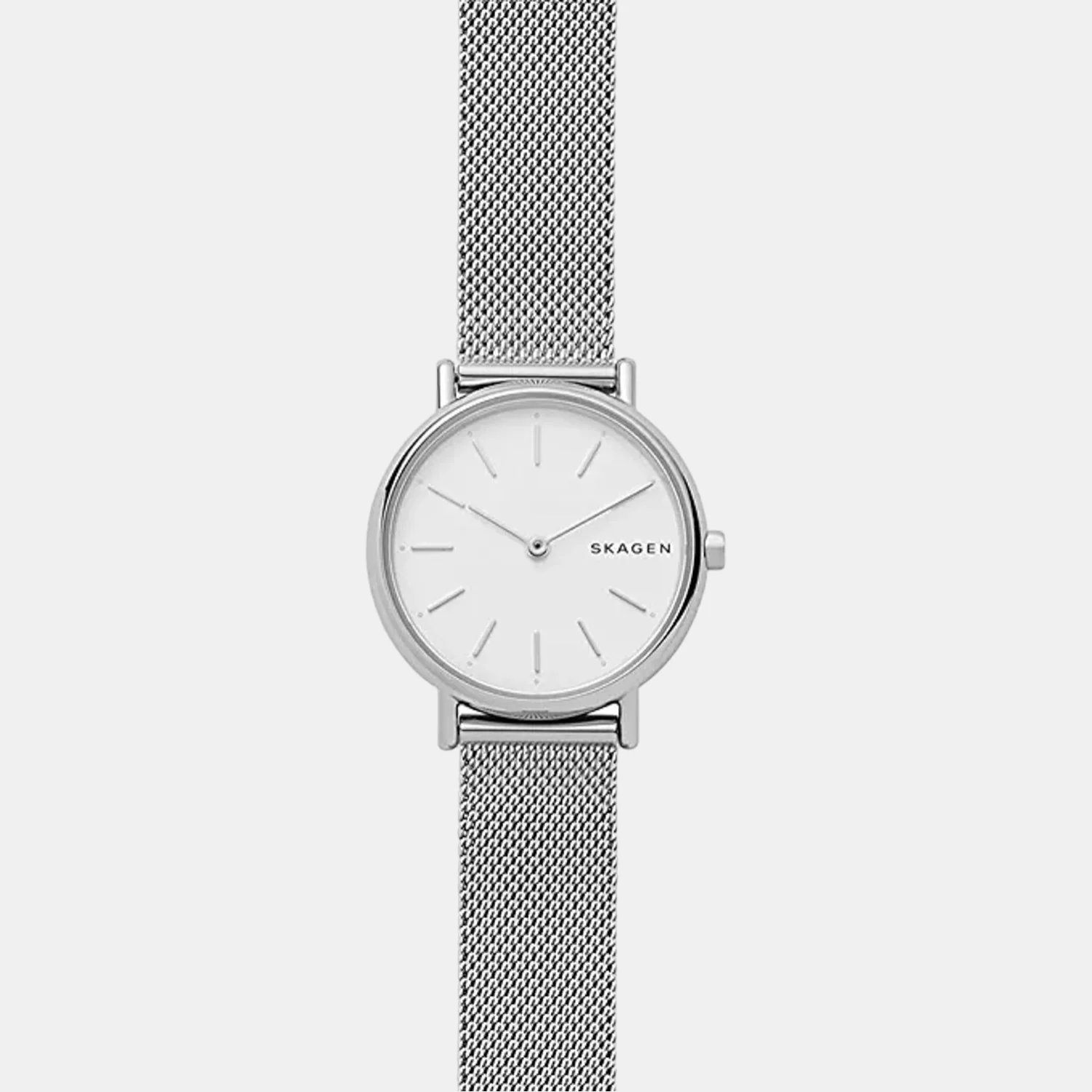 Signatur Lille Women Quartz White Dial Analog Mesh Watch SKW2692 - Image 5