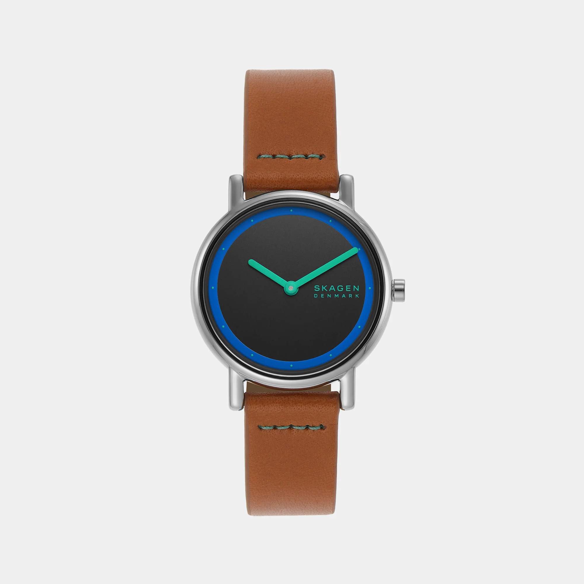 Women Quartz Black Dial Analog Leather Watch SKW3116