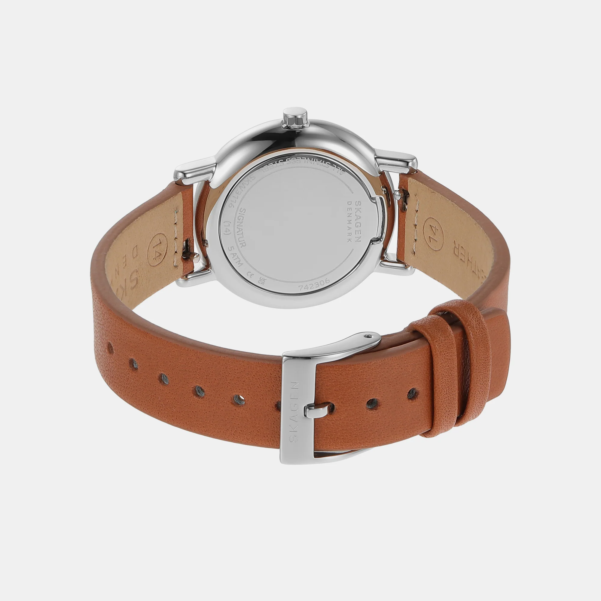Women Quartz Black Dial Analog Leather Watch SKW3116 - Image 3