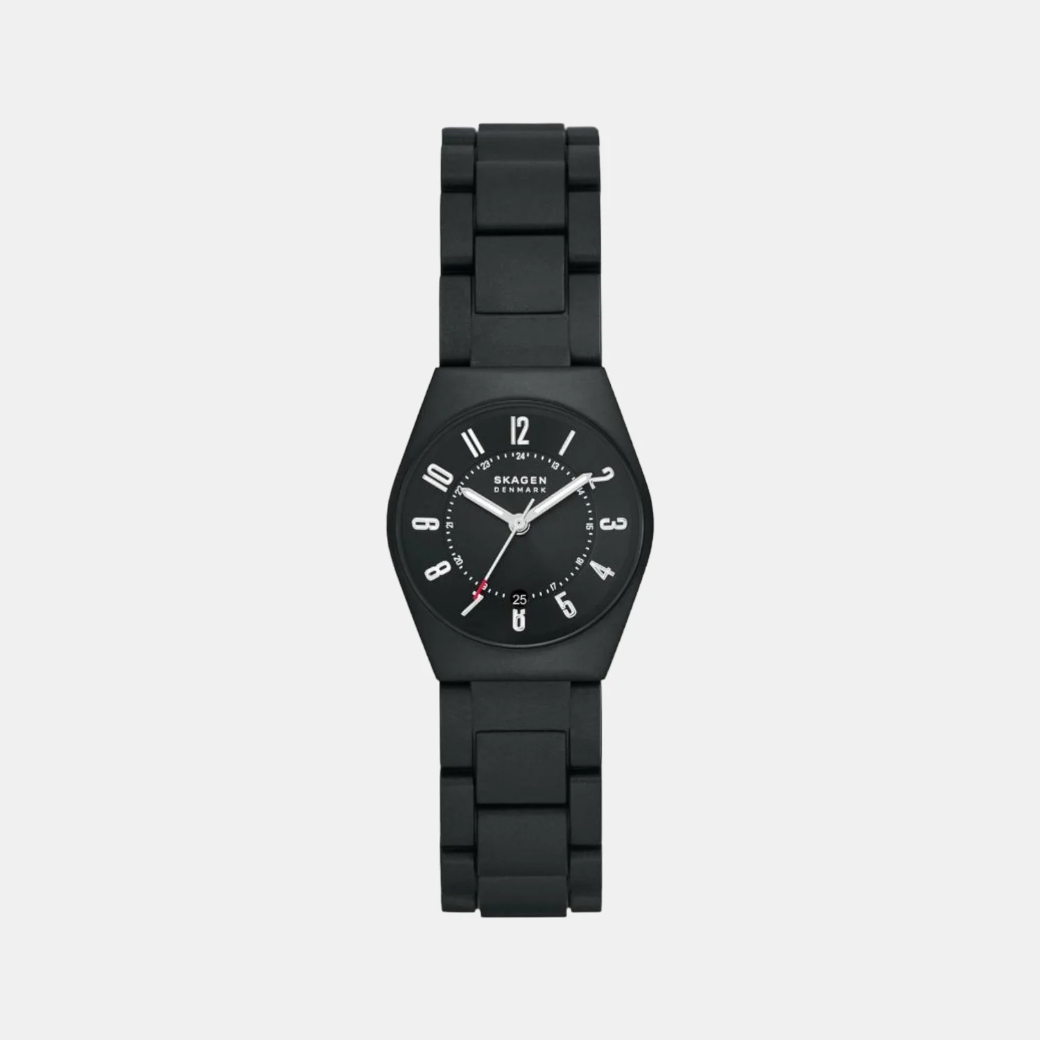 Women Quartz Black Dial Analog Plastic Watch SKW3033