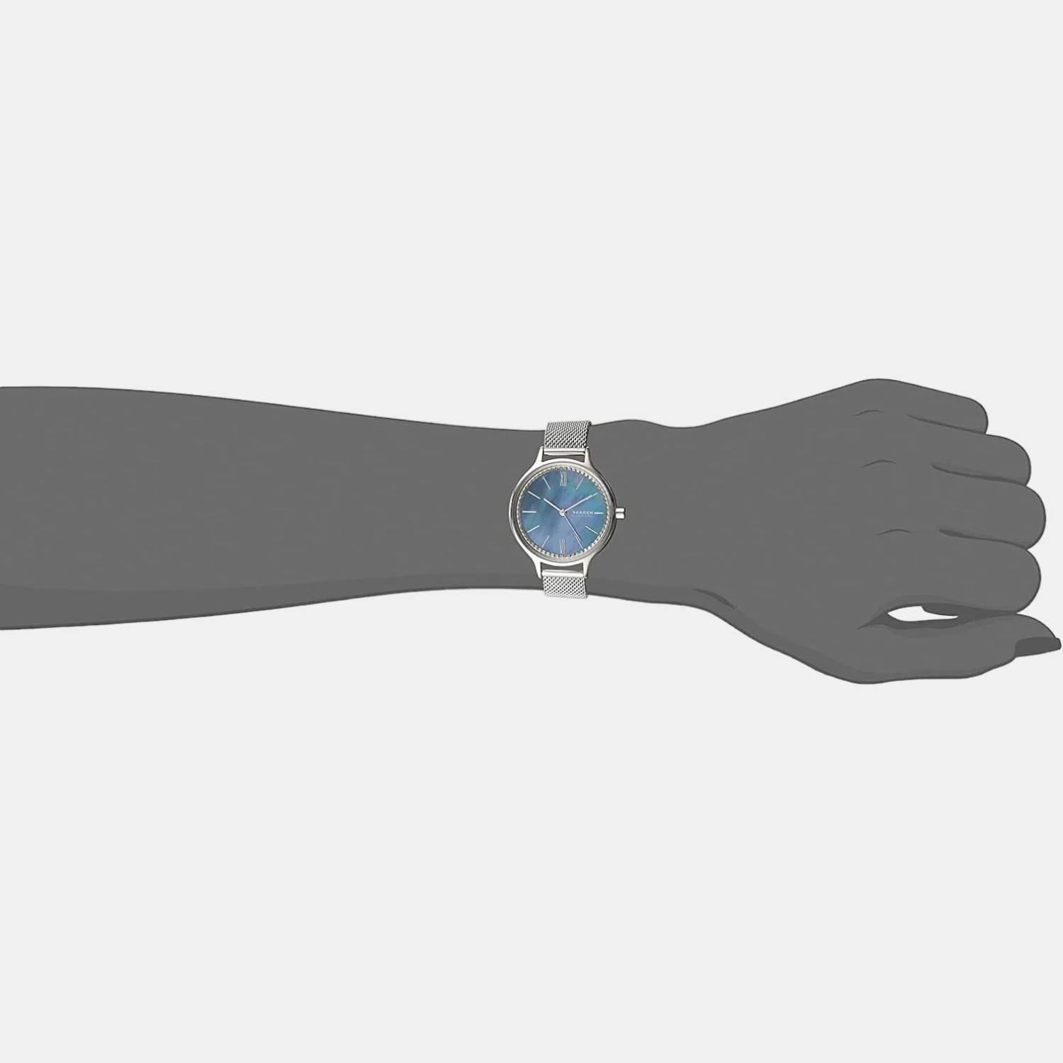 Women Quartz Mother Of Pearl Dial Analog Stainless Steel Watch SKW2862 - Image 6
