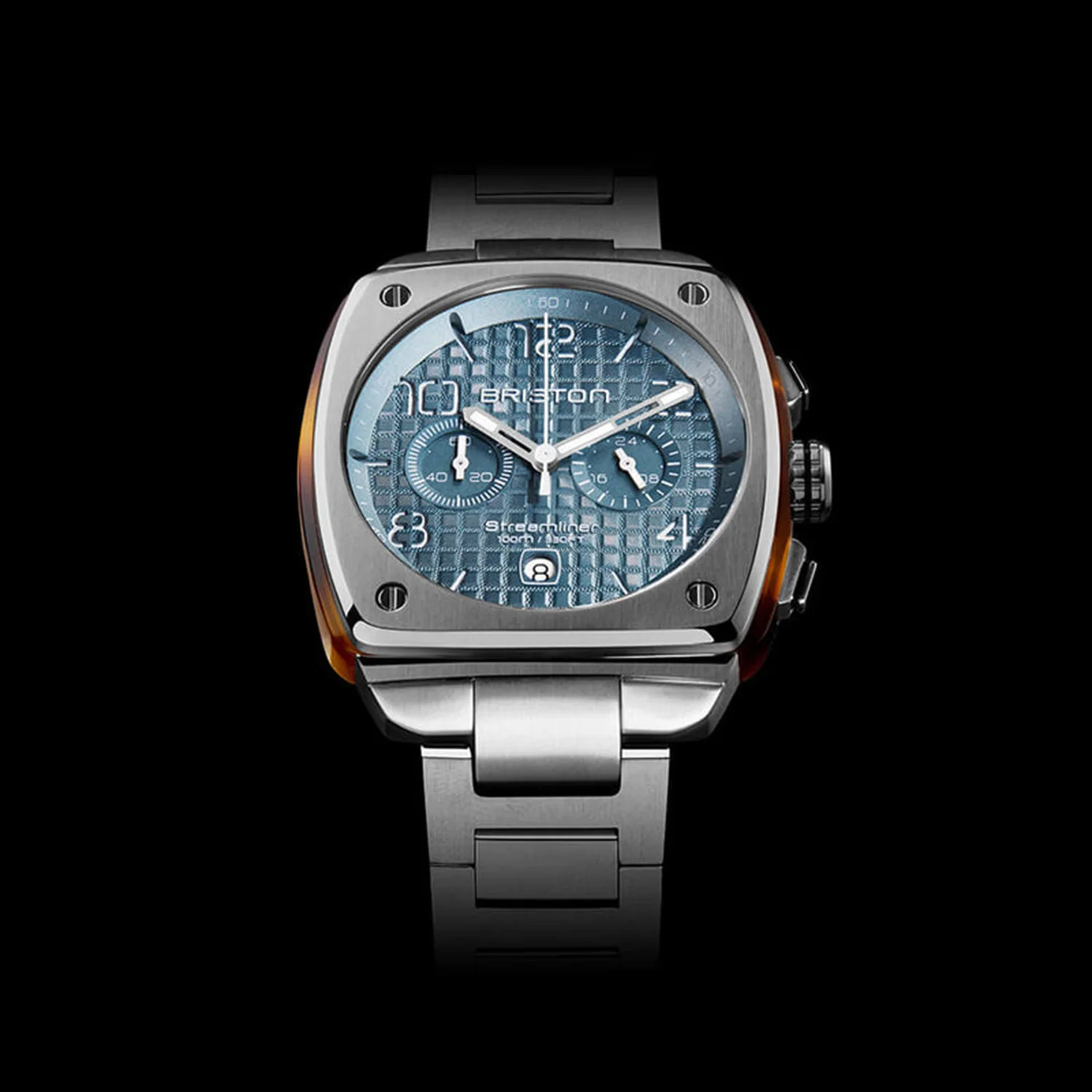 Streamliner Urban Chronograph Men Quartz Ice blue Dial Analog Stainless Steel Watch 23142.S.T.25.SB - Image 2