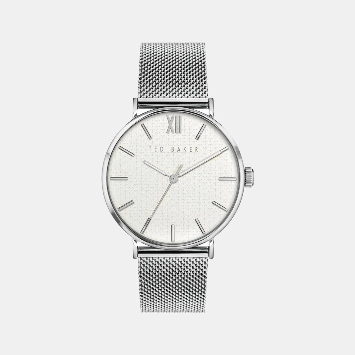 Men Quartz White Dial Analog Stainless Steel Watch BKPPGS217