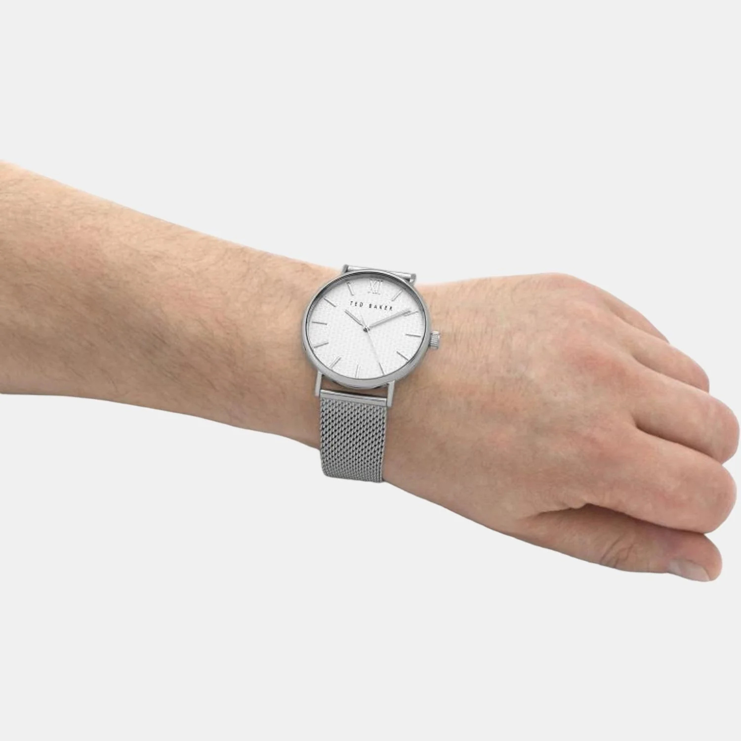 Men Quartz White Dial Analog Stainless Steel Watch BKPPGS217 - Image 5