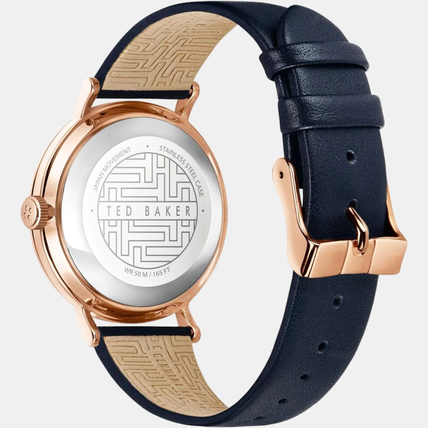 Tb Fashion Women Quartz Blue Dial Analog Leather Watch BKPPHF131 - Image 2