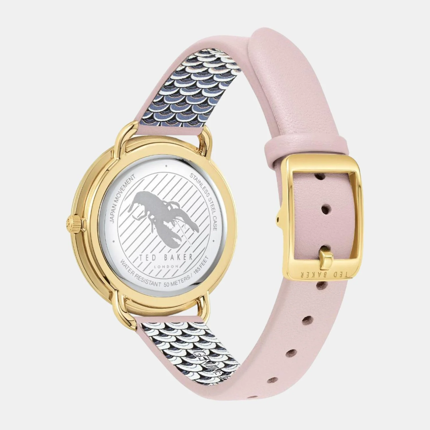 Women Quartz Pink Dial Analog Leather Watch BKPHTS002 - Image 4