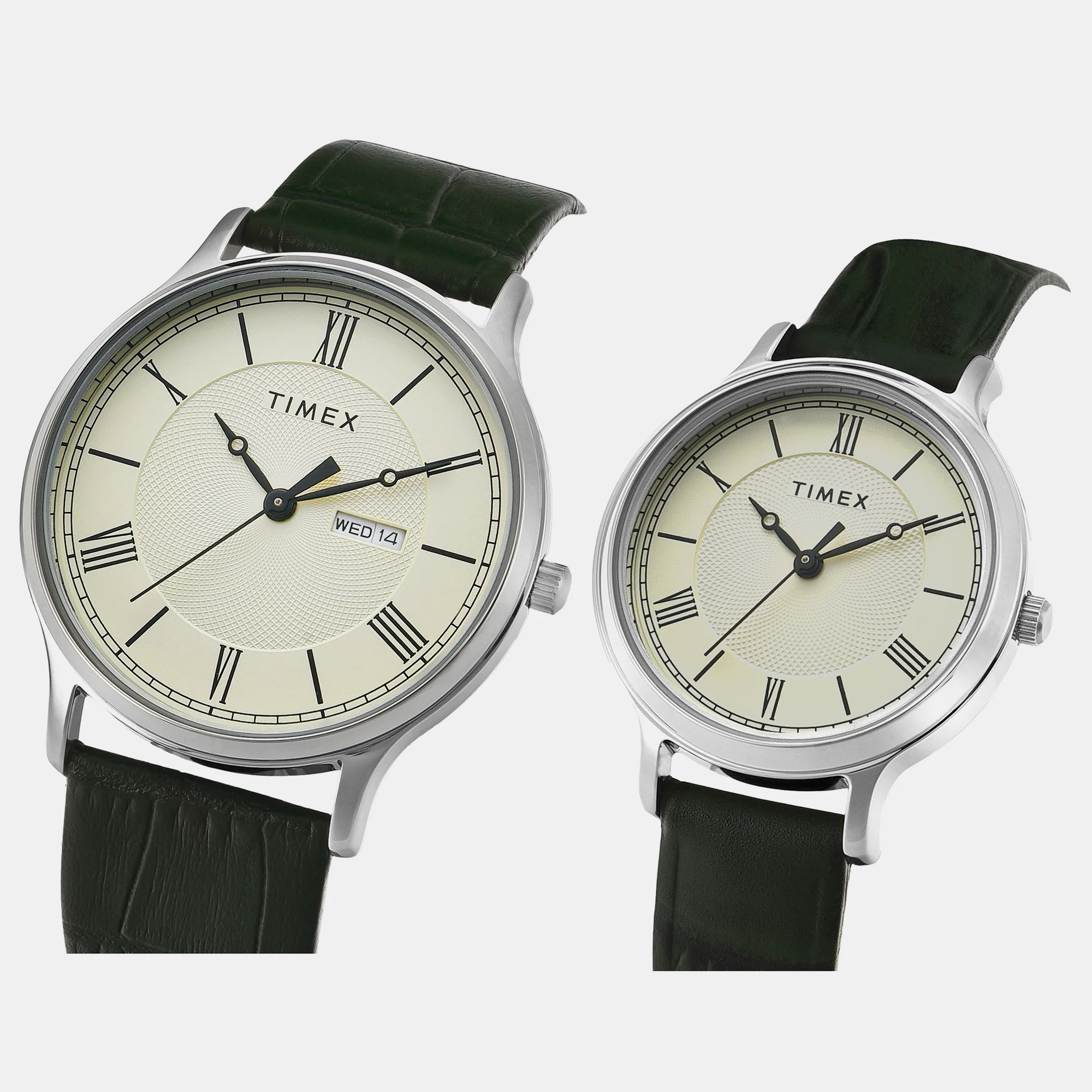 Classics Couple Quartz Beige Dial Analog Leather Watch TW00PR299 - Image 4
