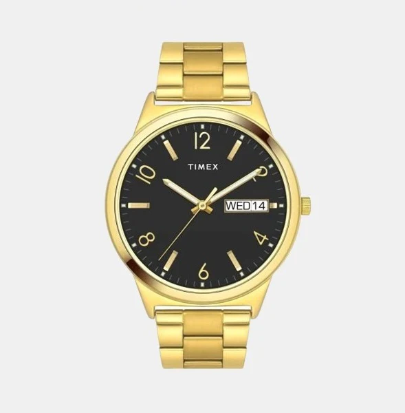 Classics Men Quartz Black Dial Analog Stainless Steel Watch TWTG10005