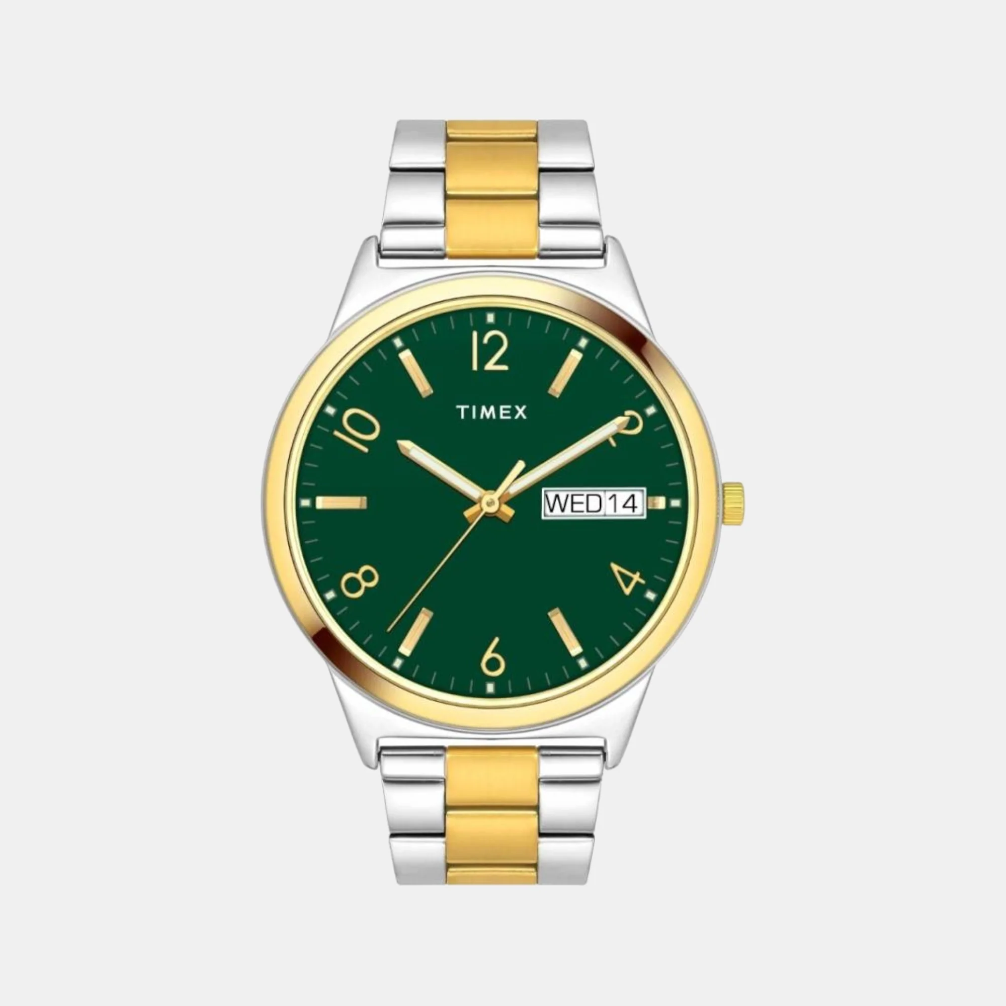 Classics Men Quartz Green Dial Analog Stainless Steel Watch TWTG10006