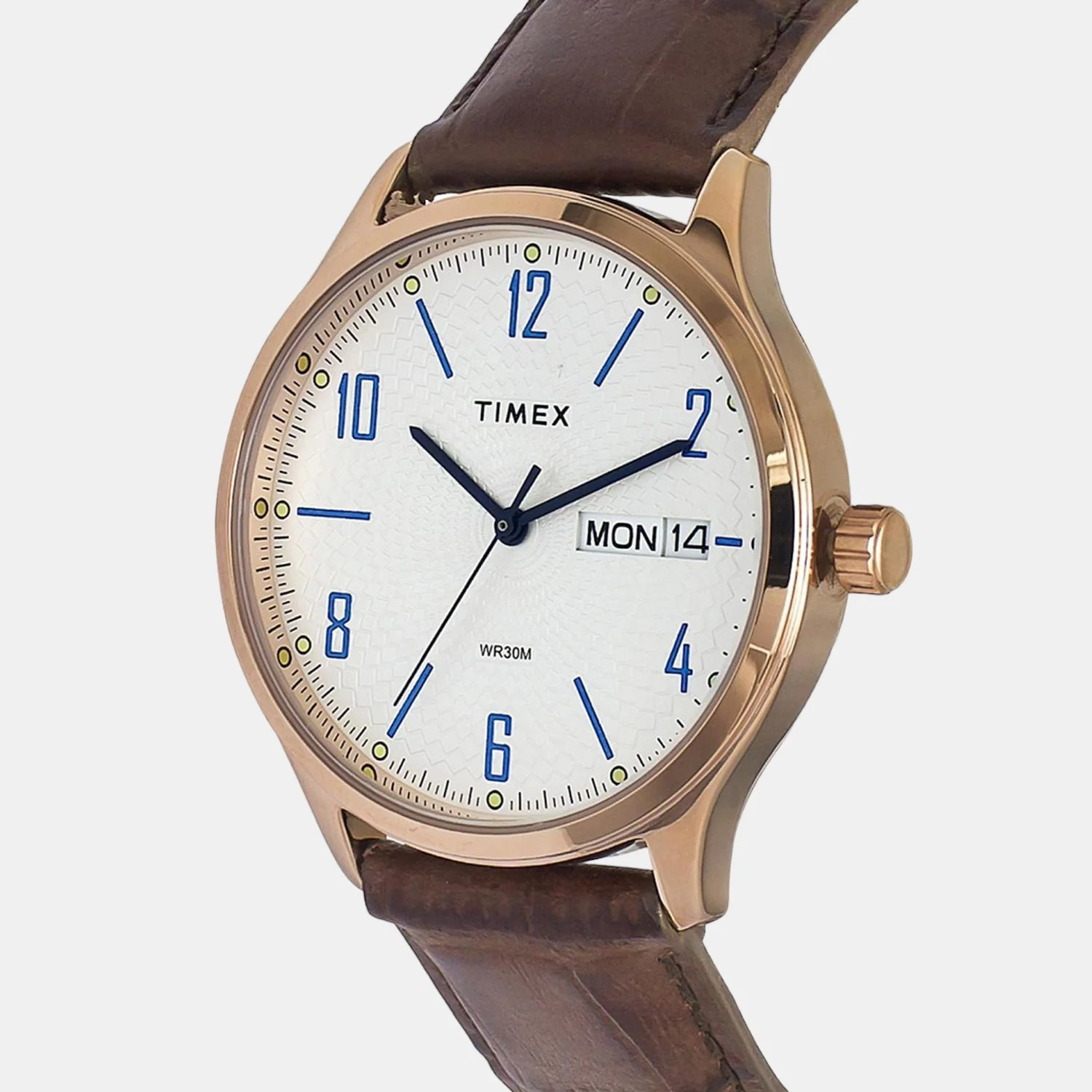 Classics Men Quartz Silver Dial Analog Leather Watch TW0TG6514 - Image 3