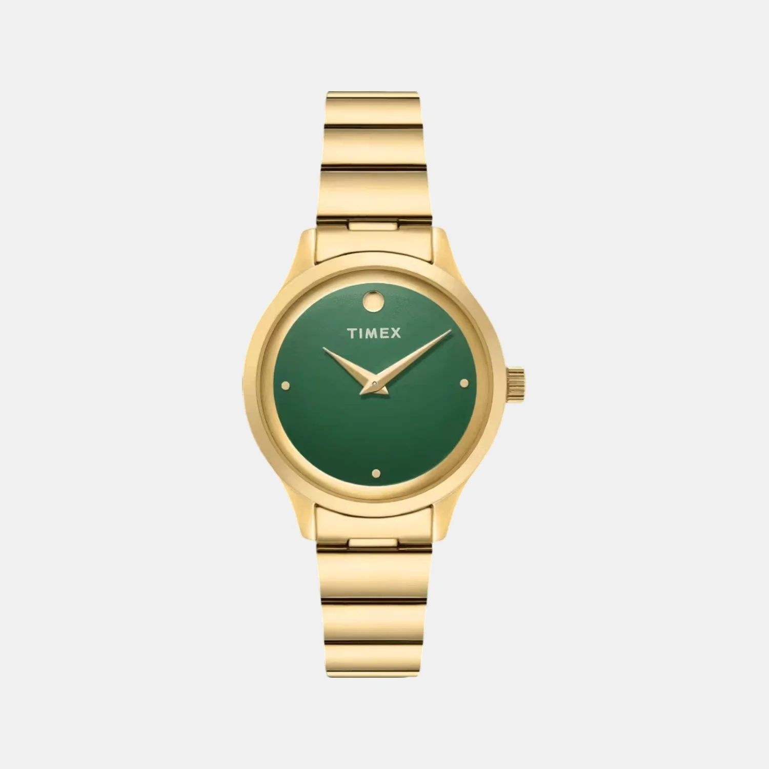 Classics Women Quartz Green Dial Analog Stainless Steel Watch TWTL13702 - Image 2
