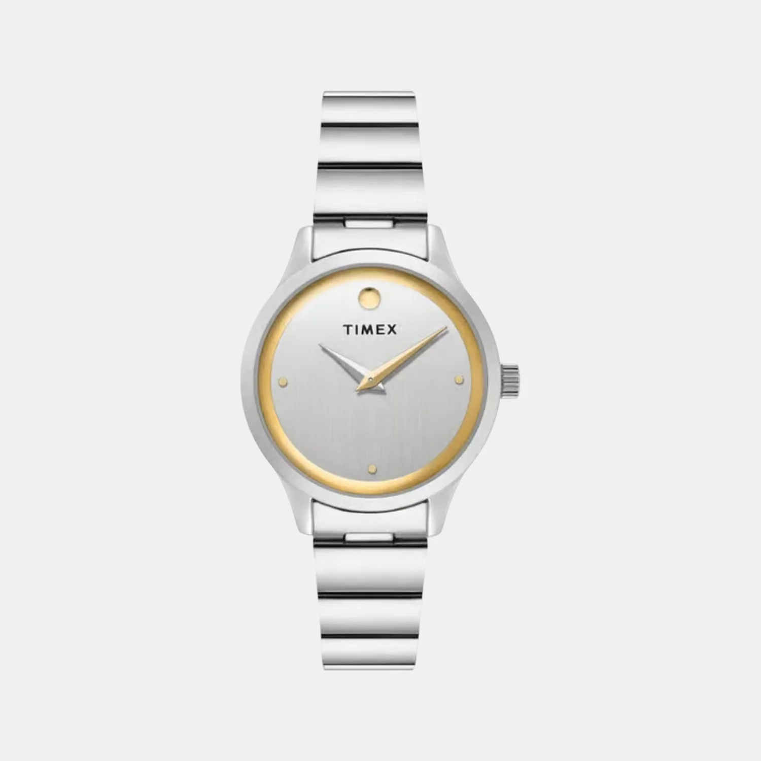 Classics Women Quartz Silver Dial Analog Stainless Steel Watch TWTL13700