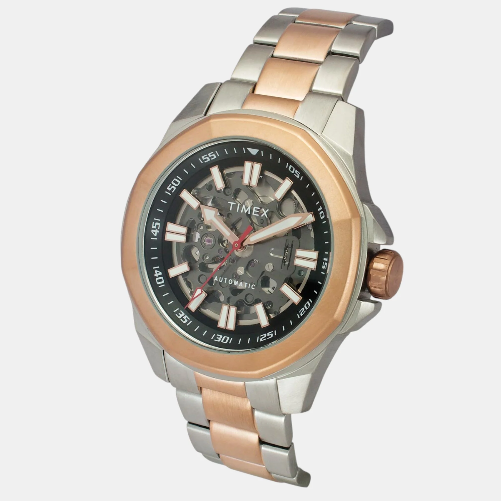 E Class Men Automatic Black Dial Analog Stainless Steel Watch TWEG24102 - Image 2