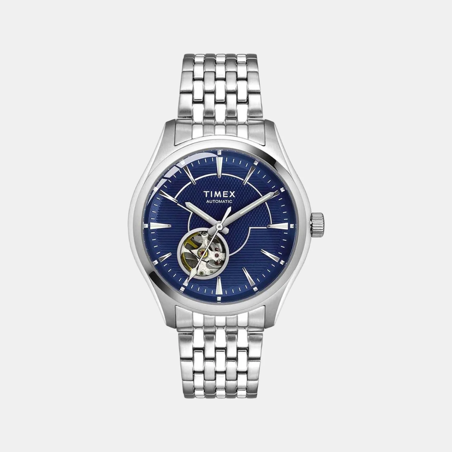 E Class Men Automatic Blue Dial Analog Stainless Steel Watch TWEG21002