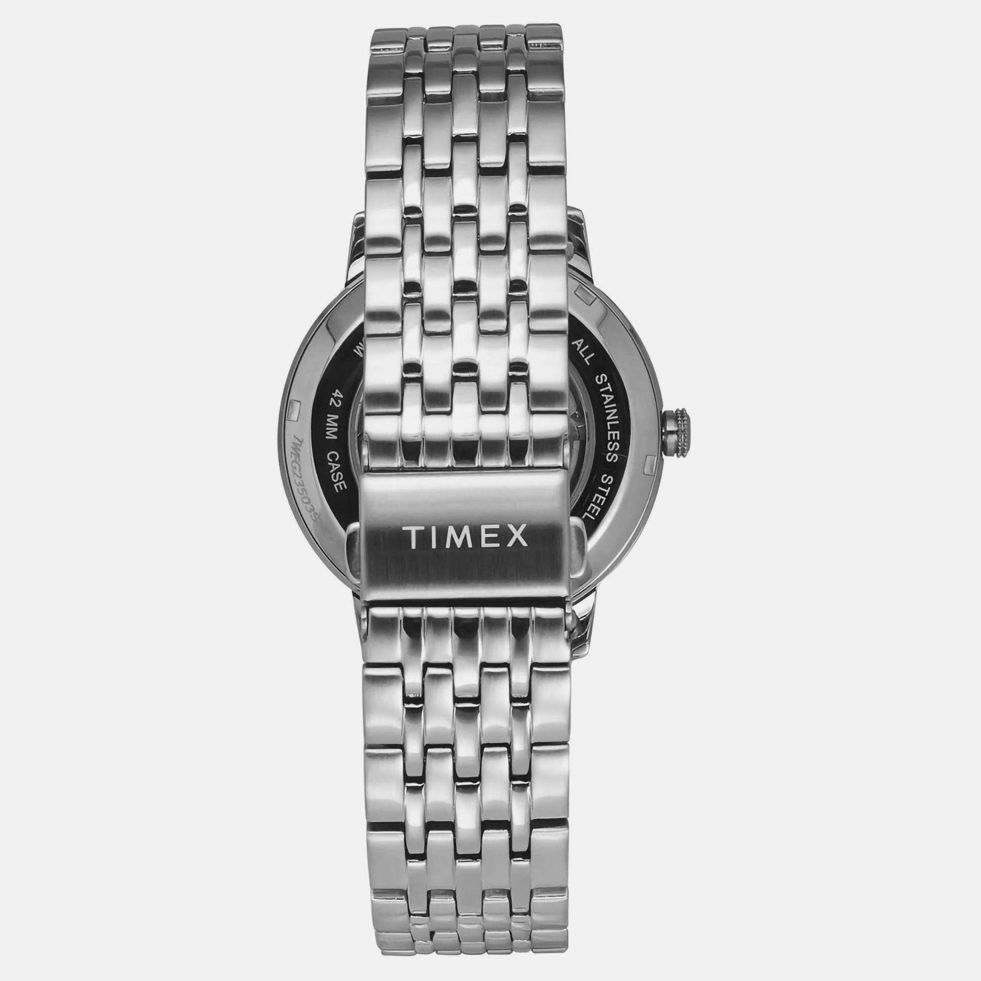 E Class Men Automatic Green Dial Analog Stainless Steel Watch TWEG23502 - Image 3