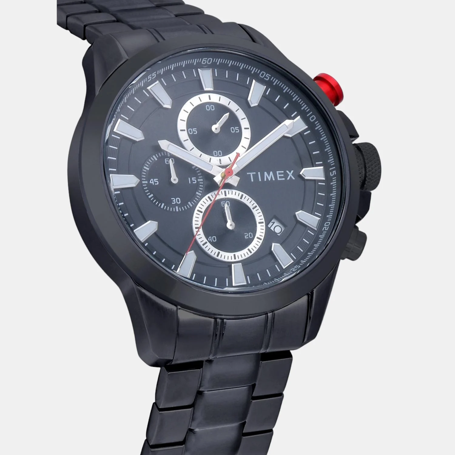 E Class Men Quartz Black Dial Chronograph Stainless Steel Watch TWEG19301 - Image 3