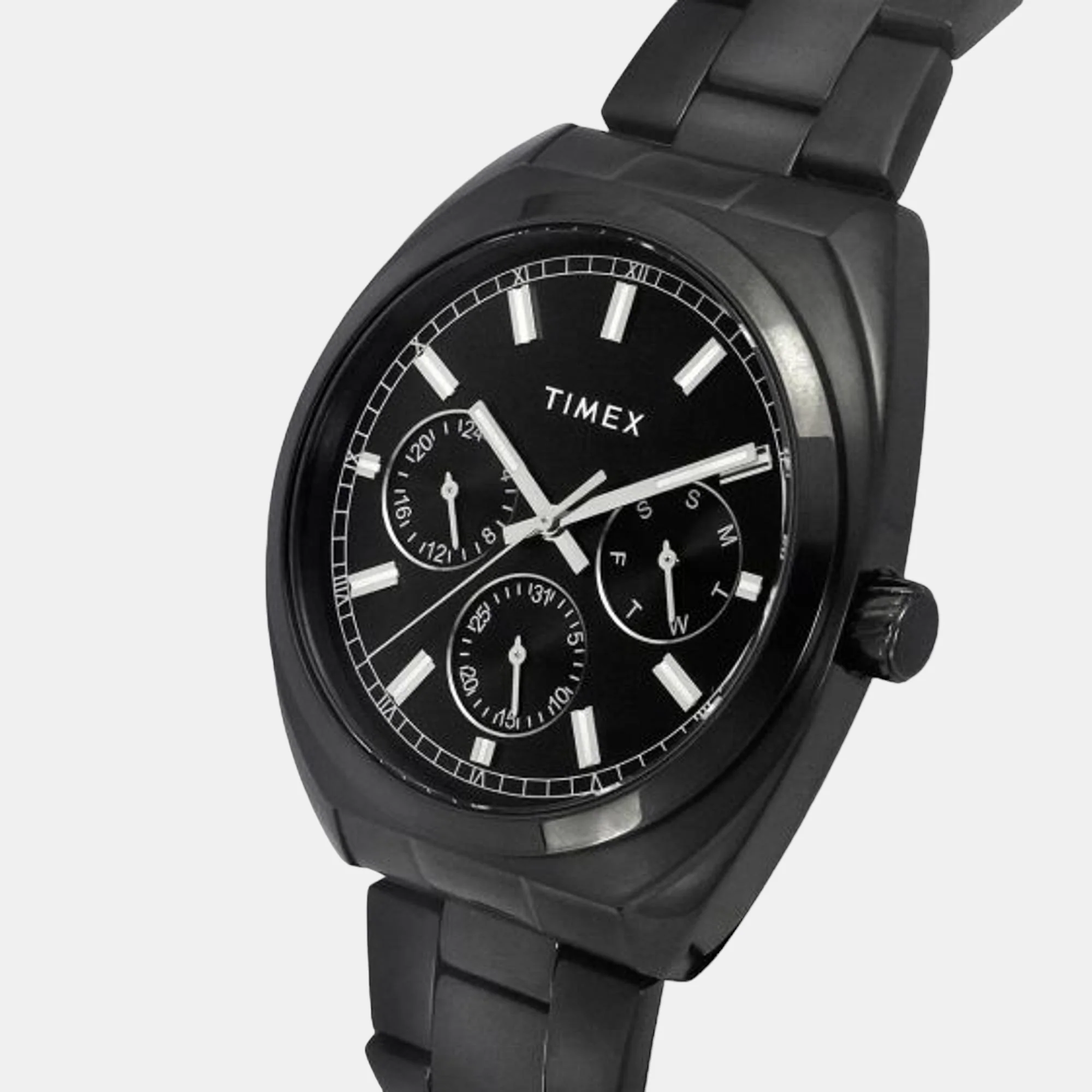 E Class Men Quartz Black Dial Chronograph Stainless Steel Watch TWEG22303 - Image 4