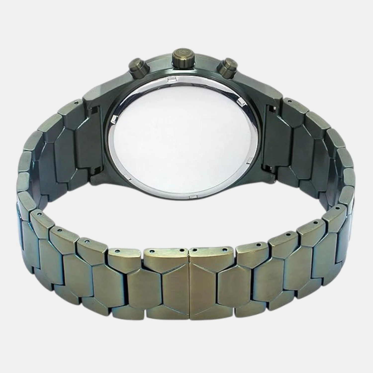 E Class Men Quartz Green Dial Chronograph Stainless Steel Watch TWEG24903 - Image 5