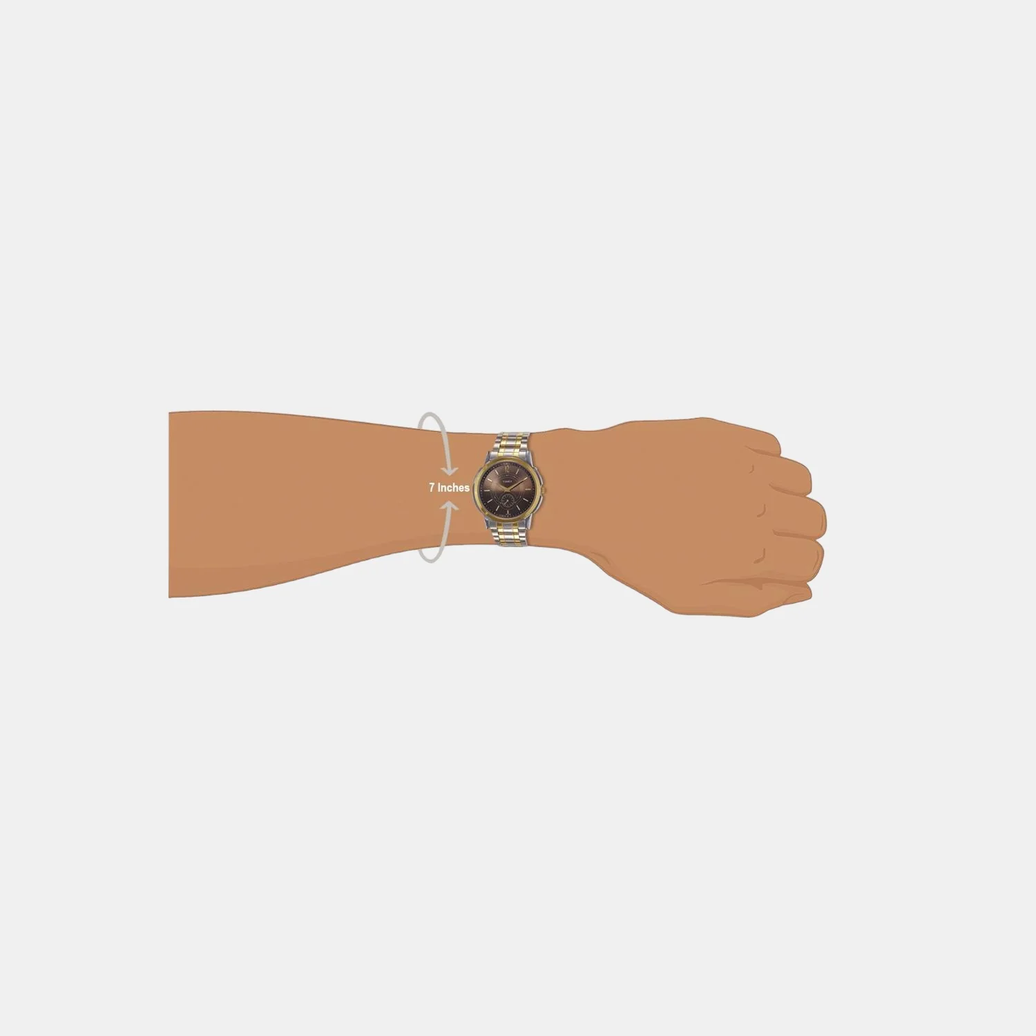 Empera Men Quartz Brown Dial Analog Leather Watch TW000U307 - Image 4
