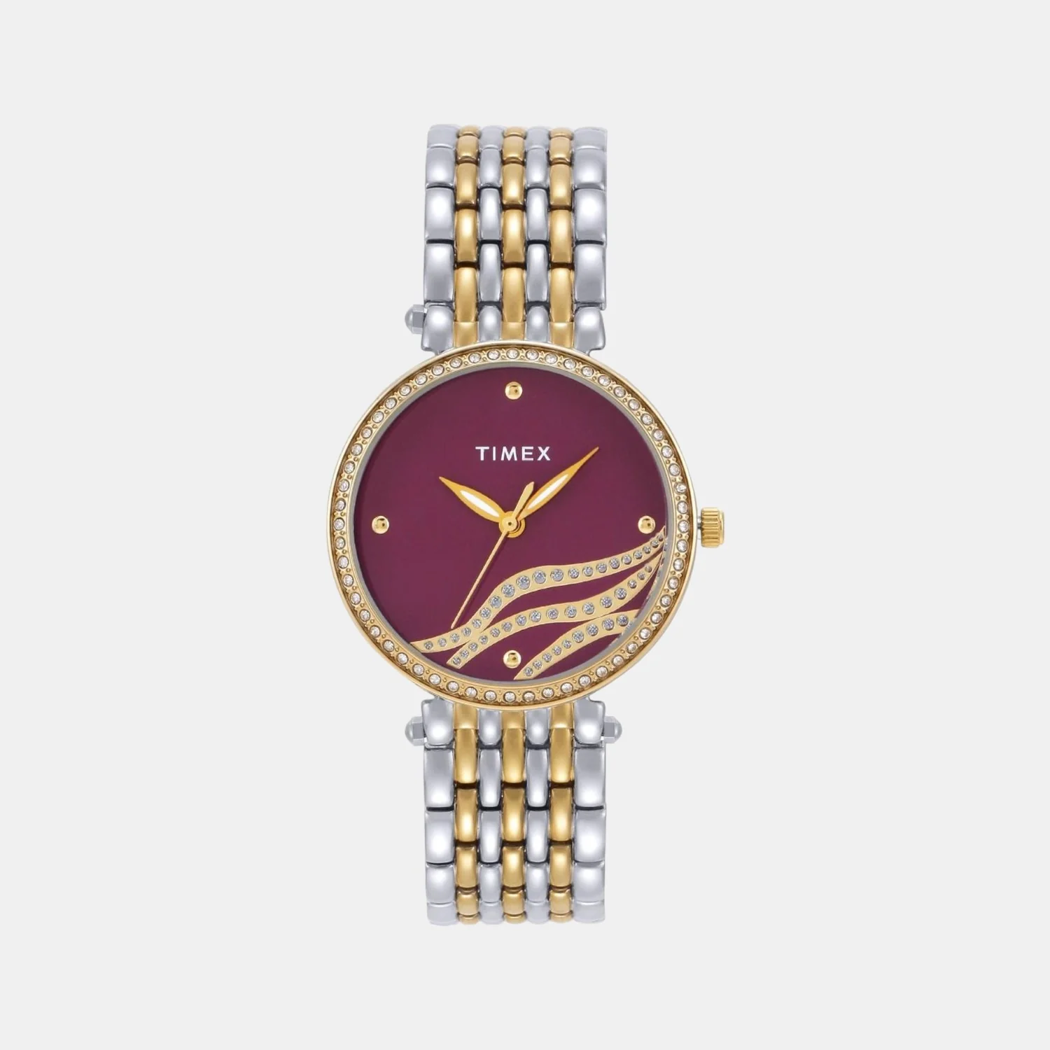 Empera Women Quartz Purple Dial Analog Stainless Steel Watch TW0TL9602