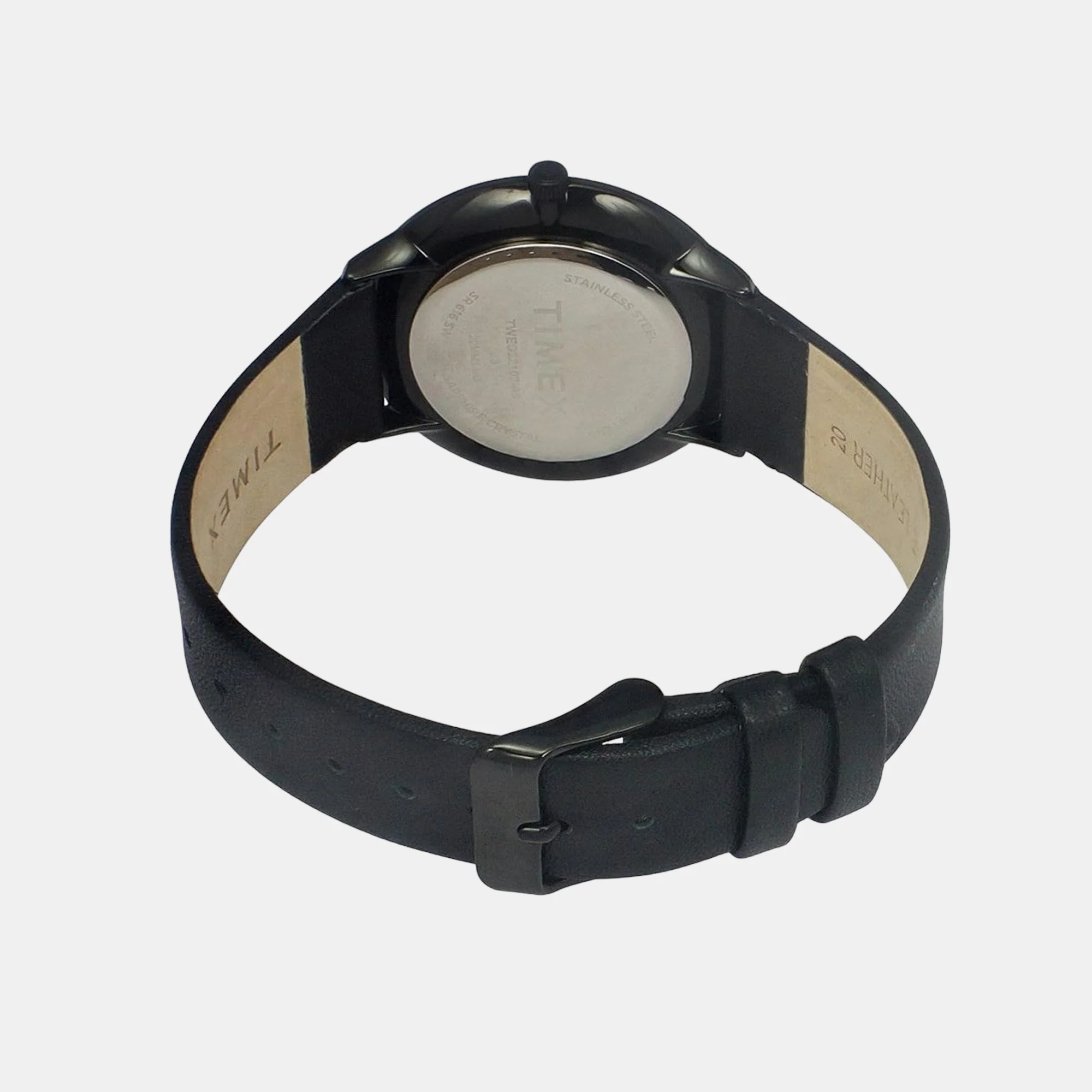 Fashion Men Quartz Black Dial Analog Leather Watch TWEG22102 - Image 4
