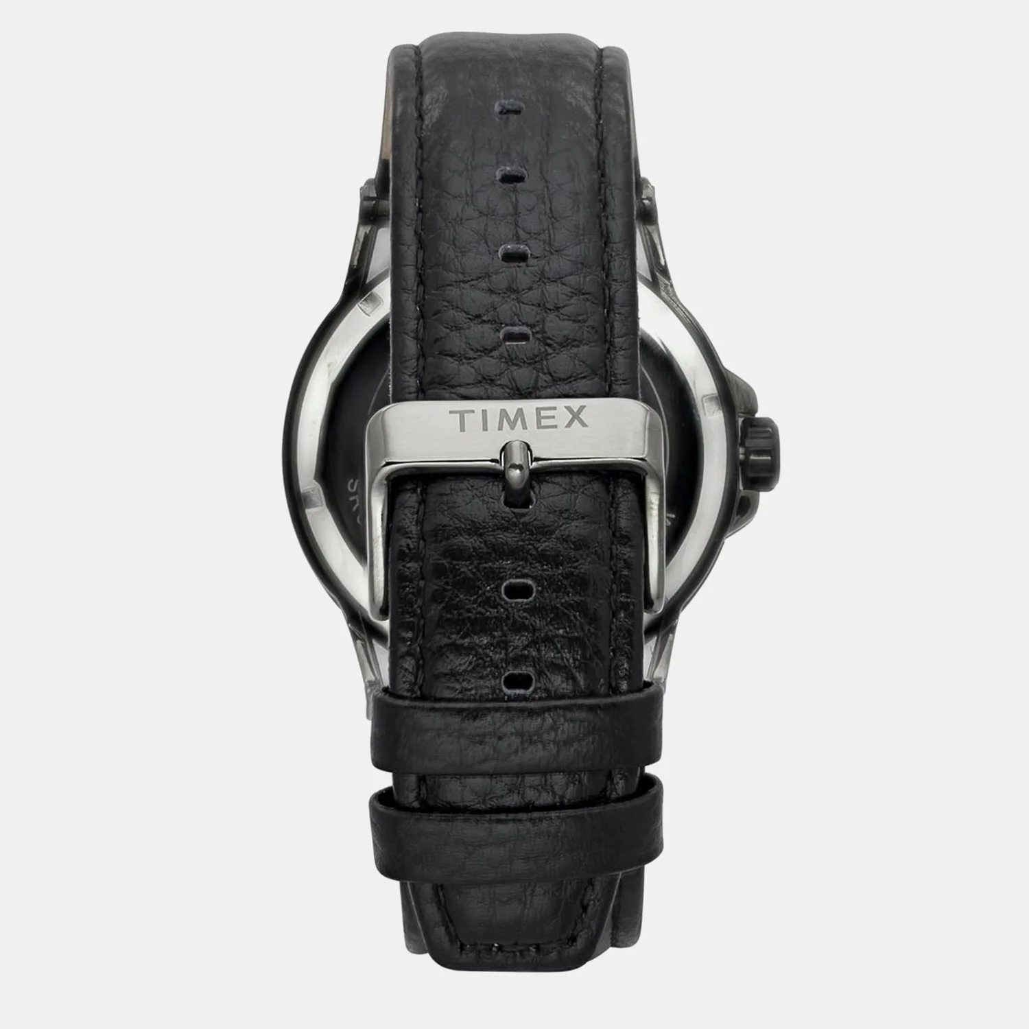 Fashion Men Quartz Black Dial Analog Leather Watch TWEG27802 - Image 5