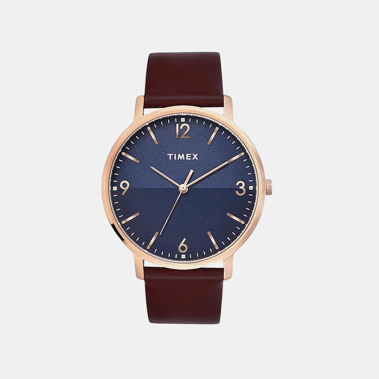 Fashion Men Quartz Blue Dial Analog Leather Watch TW0TG8030 - Image 6