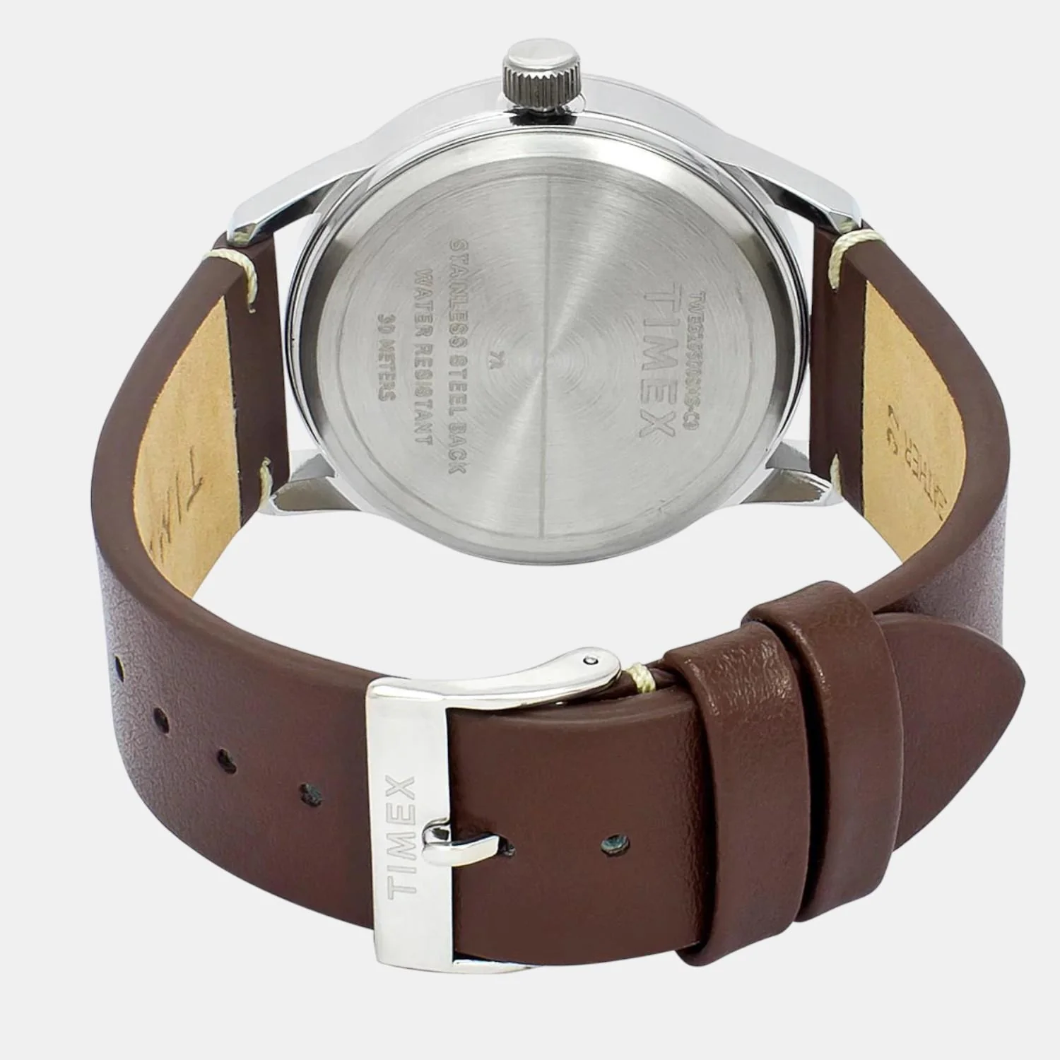 Fashion Men Quartz Blue Dial Analog Leather Watch TWEG25500 - Image 3