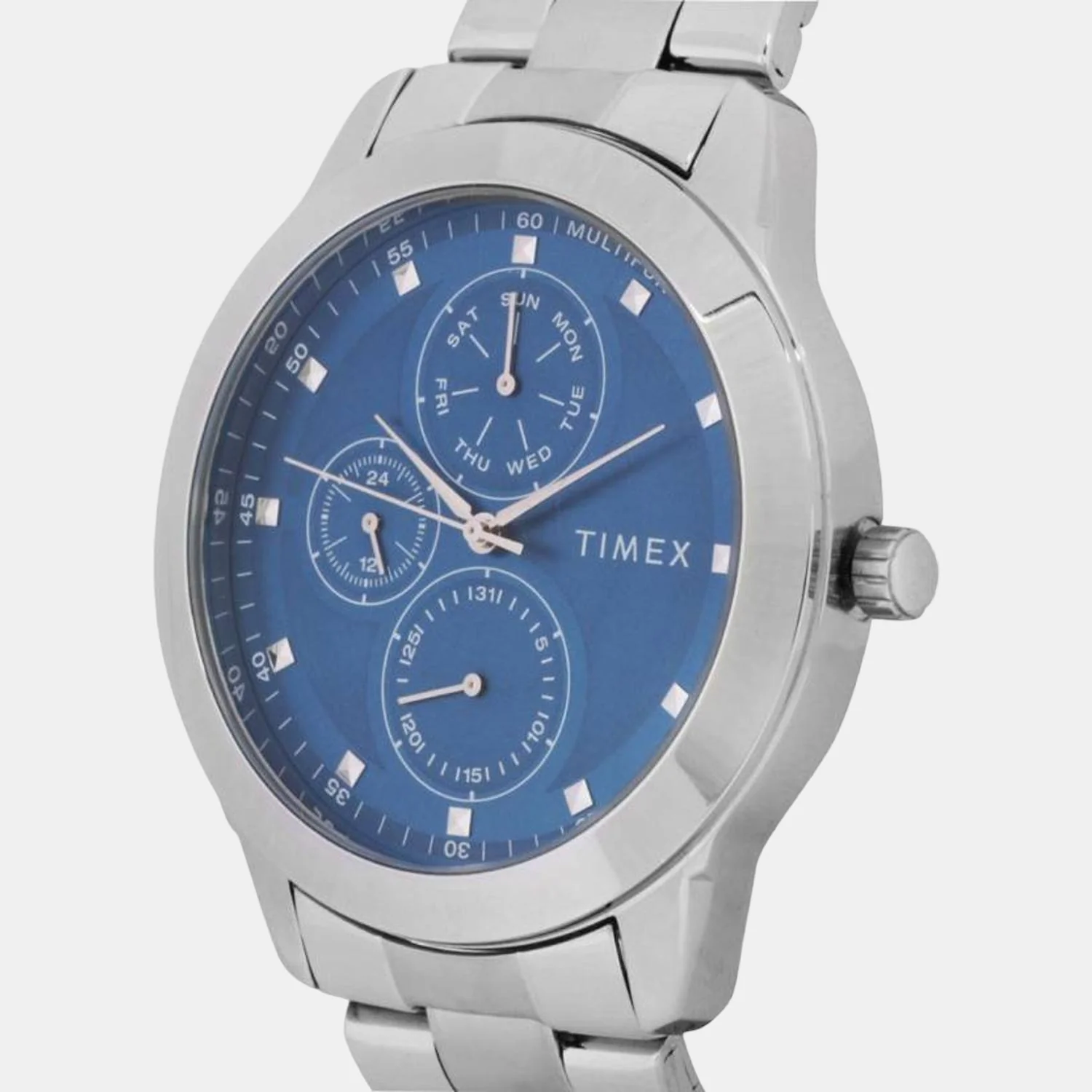 Fashion Men Quartz Blue Dial Chronograph Stainless Steel Watch TWEG18503 - Image 3