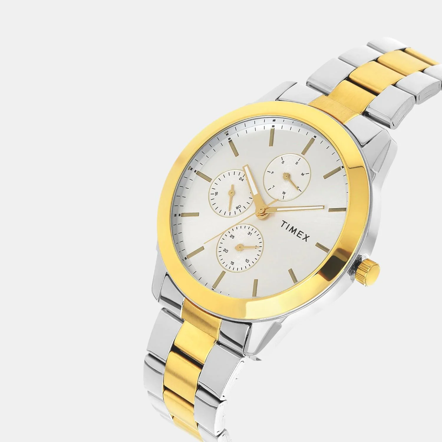 Fashion Men Quartz Silver Dial Multi-Function Stainless Steel Watch TWEG18523 - Image 2