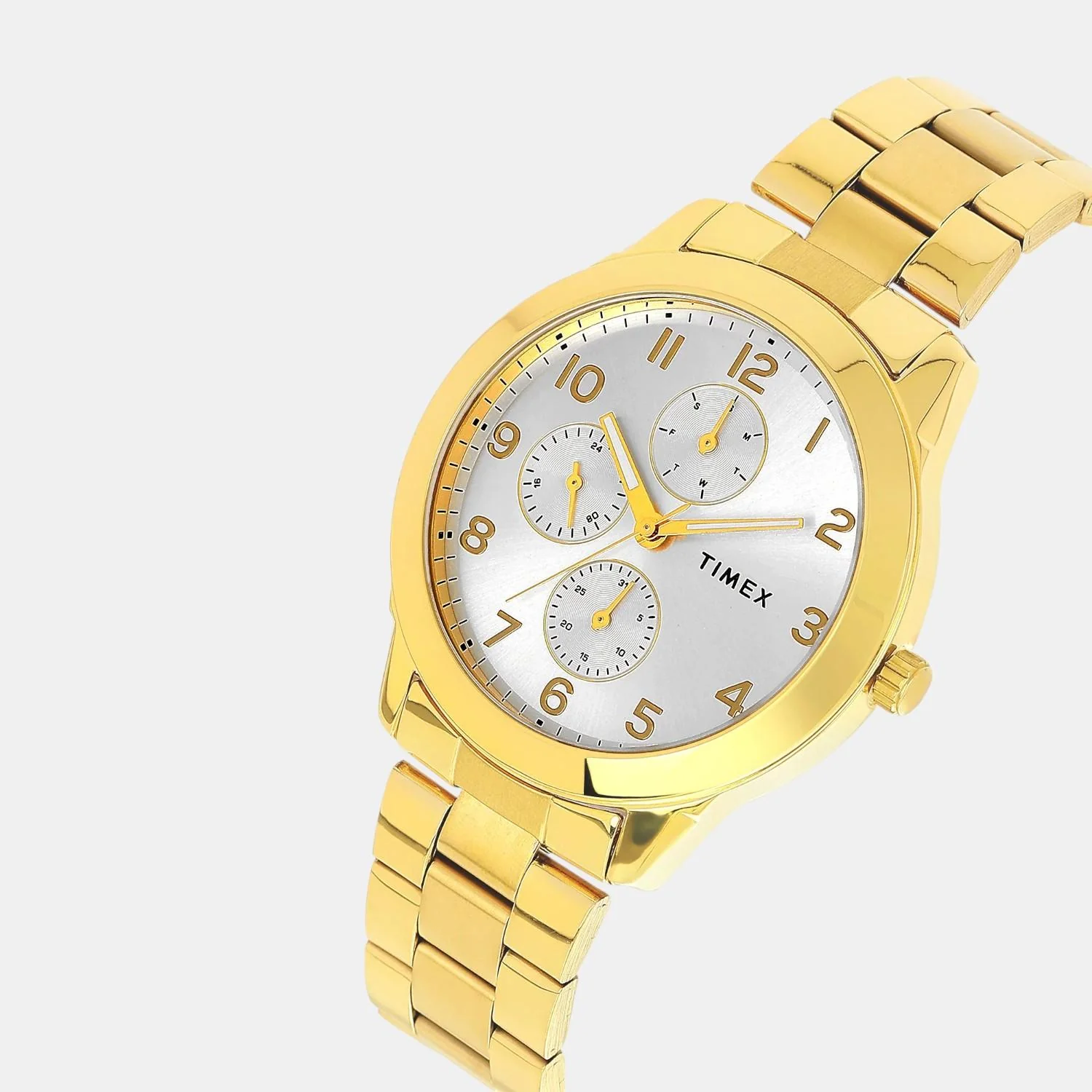 Fashion Men Quartz Silver Dial Multi-Function Stainless Steel Watch TWEG18524 - Image 2