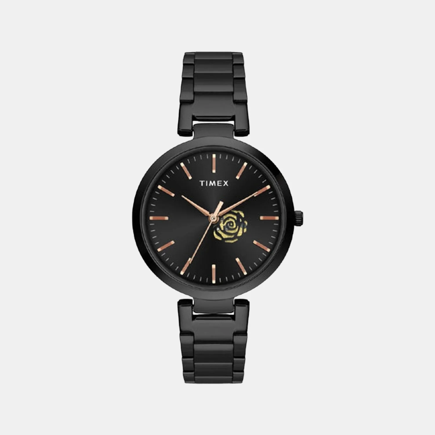 Fashion Women Quartz Black Dial Analog Stainless Steel Watch TW000X225 - Image 6