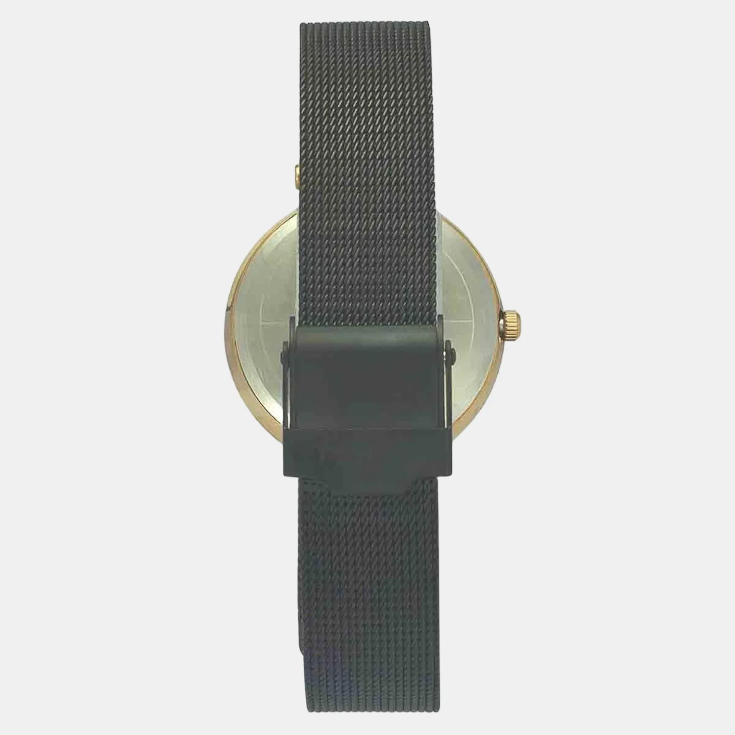 Fashion Women Quartz Black Dial Analog Mesh Watch TWEL11826 - Image 3