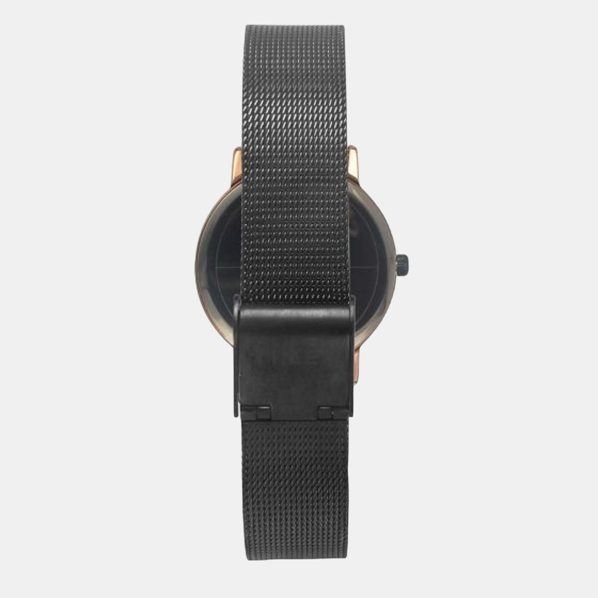 Fashion Women Quartz Black Dial Analog Mesh Watch TWEL15608 - Image 5