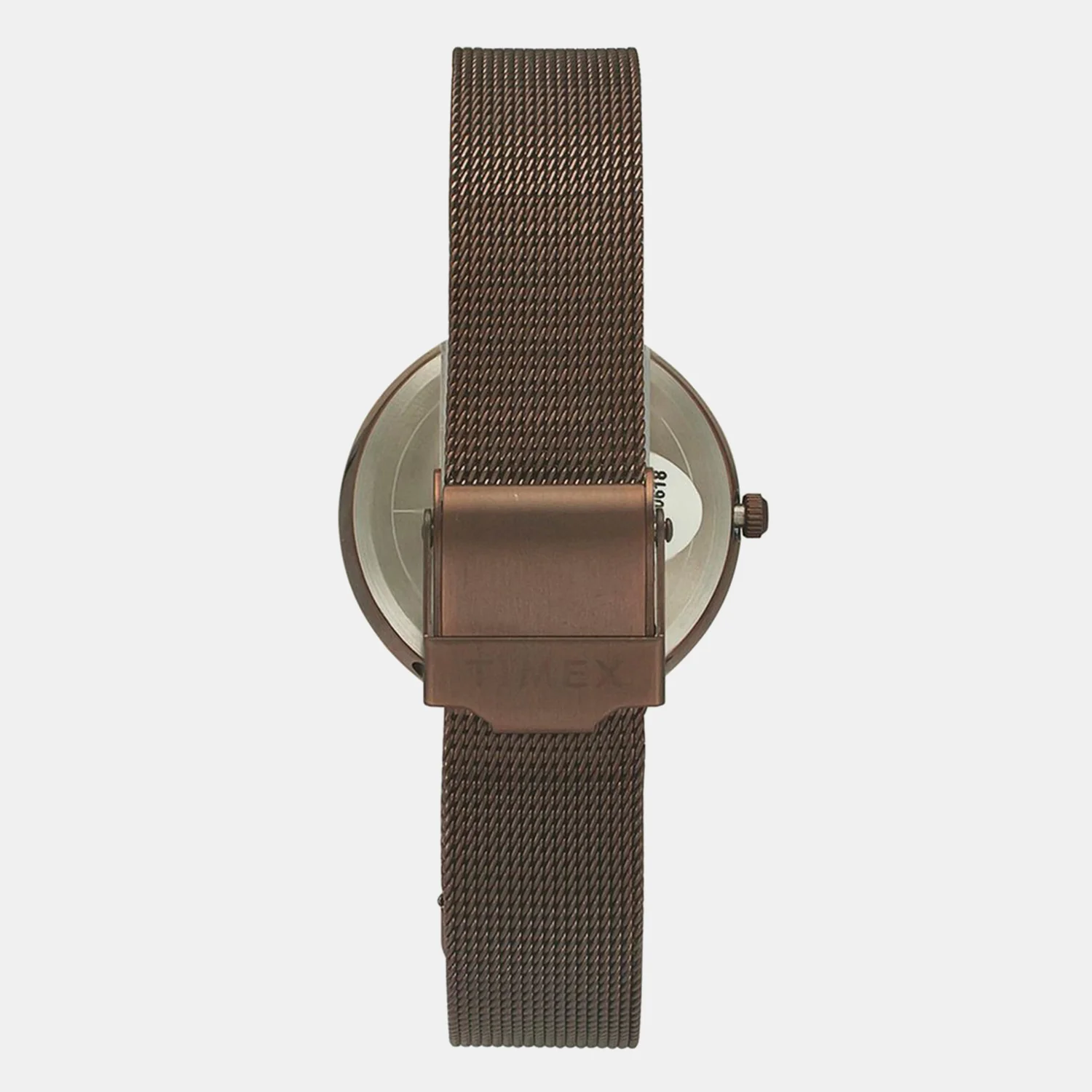 Fashion Women Quartz Brown Dial Analog Mesh Watch TWEL11825 - Image 7