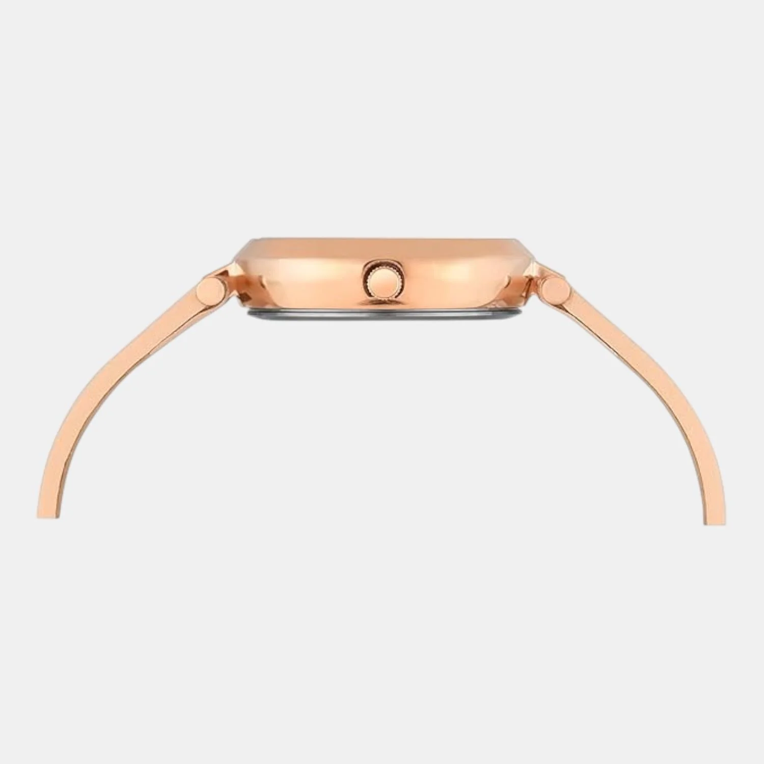 Fashion Women Quartz Rose Gold Dial Analog Leather Watch TWEL11828 - Image 4