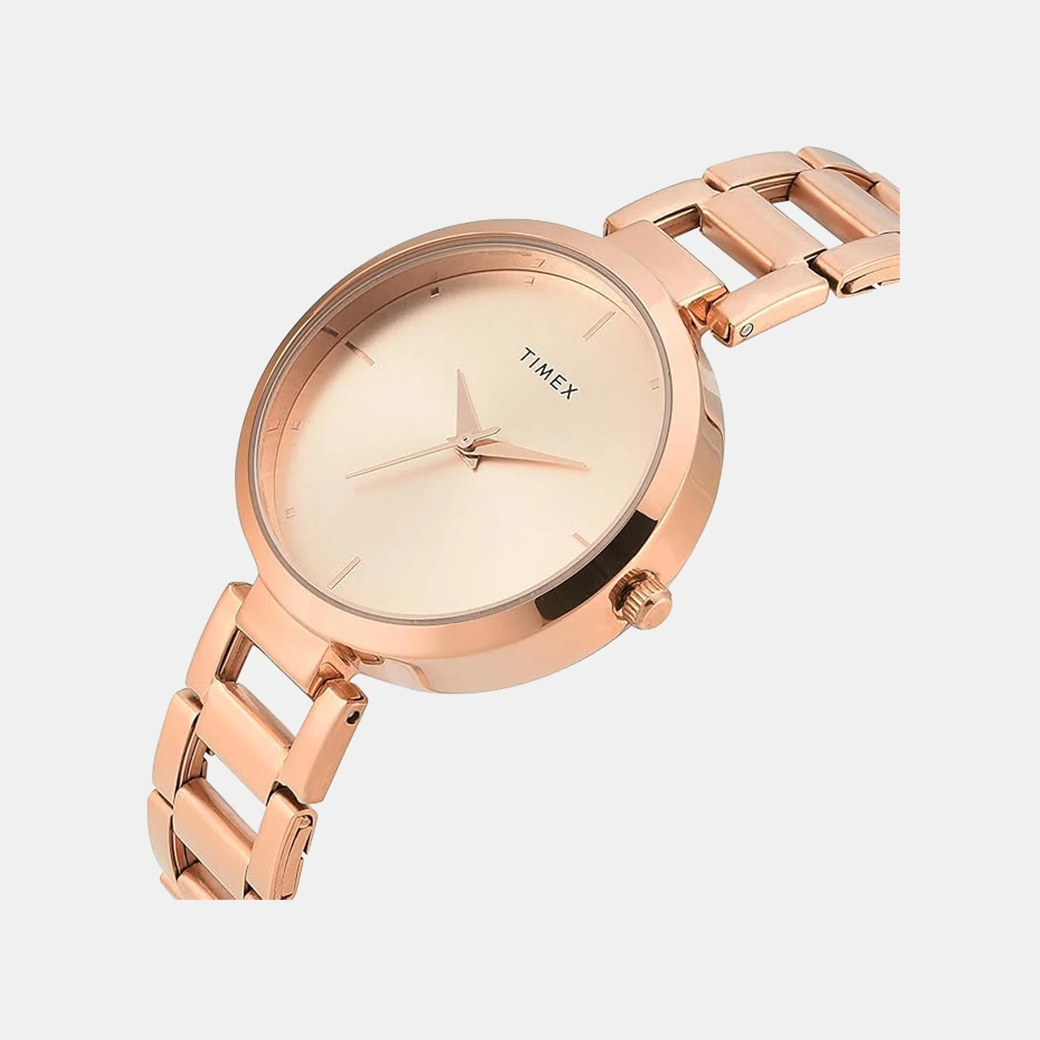 Fashion Women Quartz Rose Gold Dial Analog Stainless Steel Watch TW000X276 - Image 2