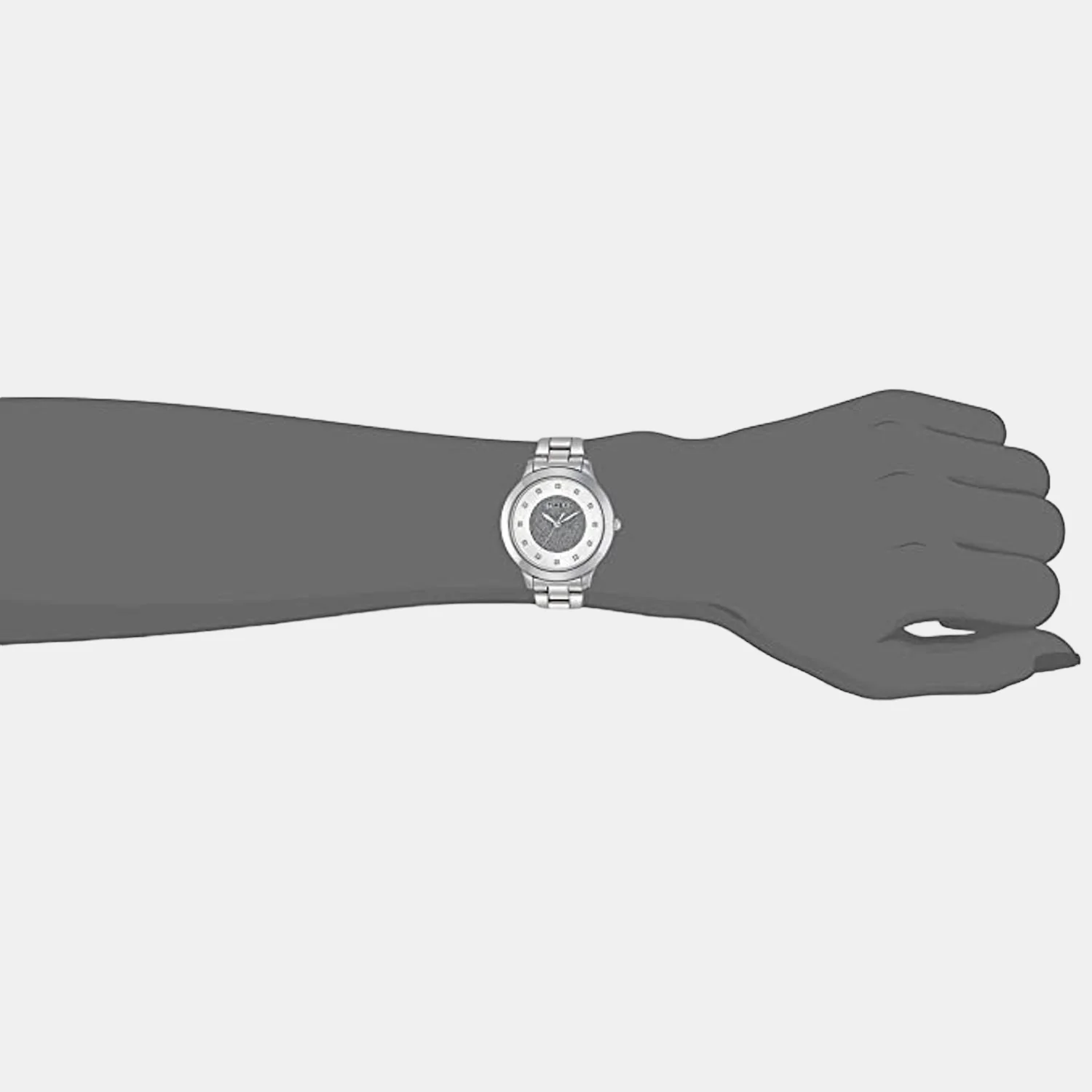 Fashion Women Quartz Silver Dial Analog Stainless Steel Watch TW000T611 - Image 4