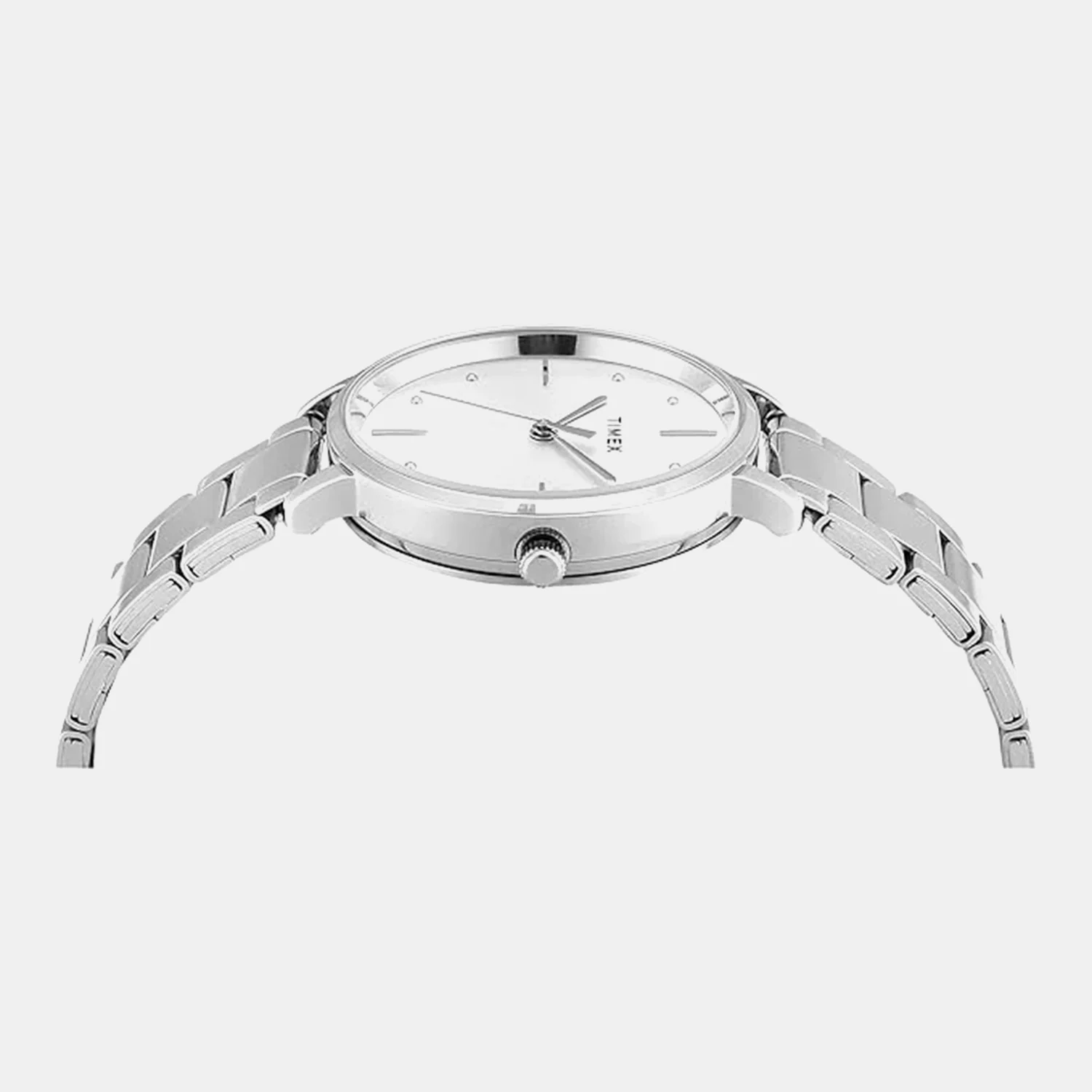 Fashion Women Quartz Silver Dial Analog Stainless Steel Watch TWEL15823 - Image 3