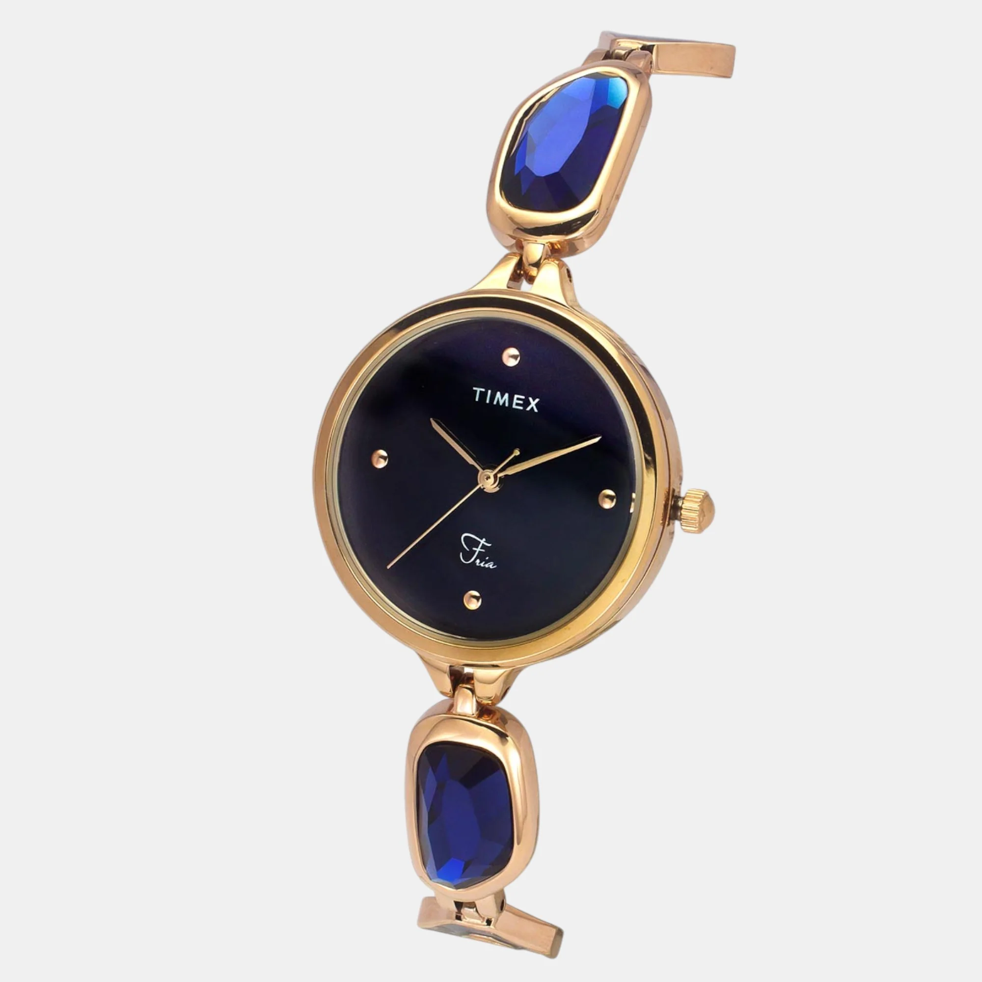 Fria Women Quartz Mother Of Pearl Dial Analog Brass Watch TWEL15904 - Image 2