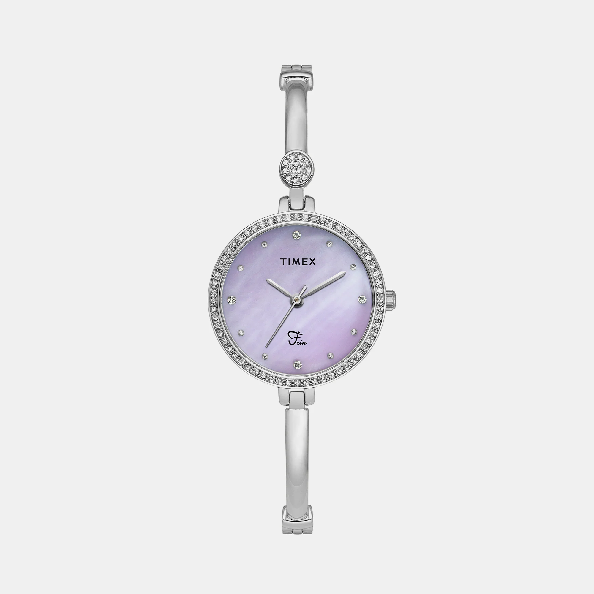 Fria Women Quartz Mother Of Pearl Dial Analog Brass Watch TWEL18400 - Image 2