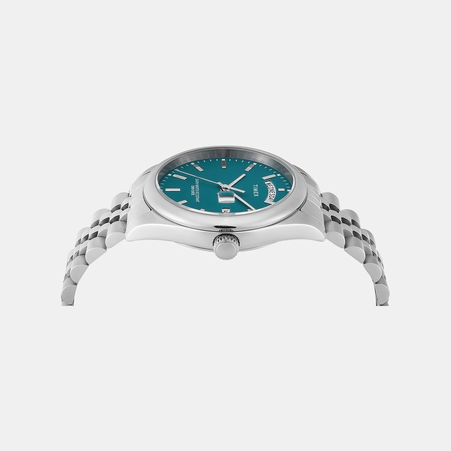 Legacy Men Quartz Green Dial Analog Stainless Steel Watch TWEG27104 - Image 3