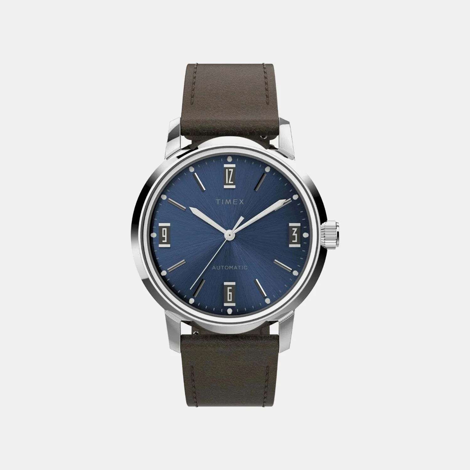 Marlin Men Automatic Blue Dial Analog Leather Watch TWEG26710