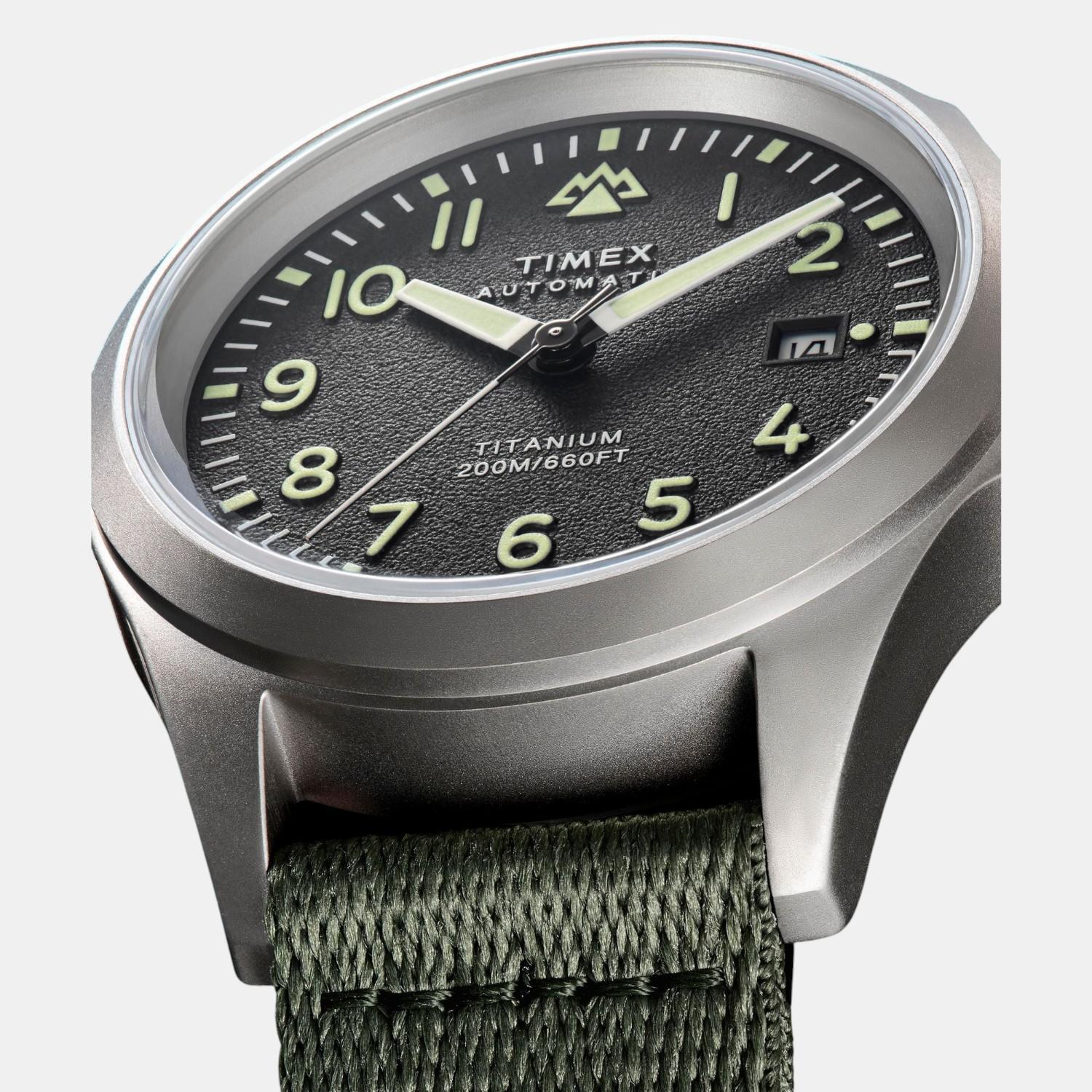 Men Automatic Grey Dial Analog Plastic Watch TW2V95300X6 - Image 2