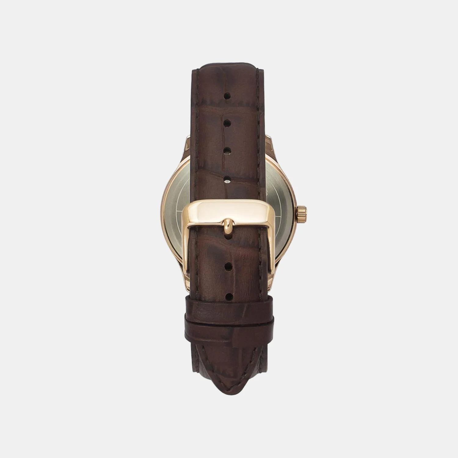 Men Quartz Beige Dial Analog Leather Watch TW0TG8002 - Image 2