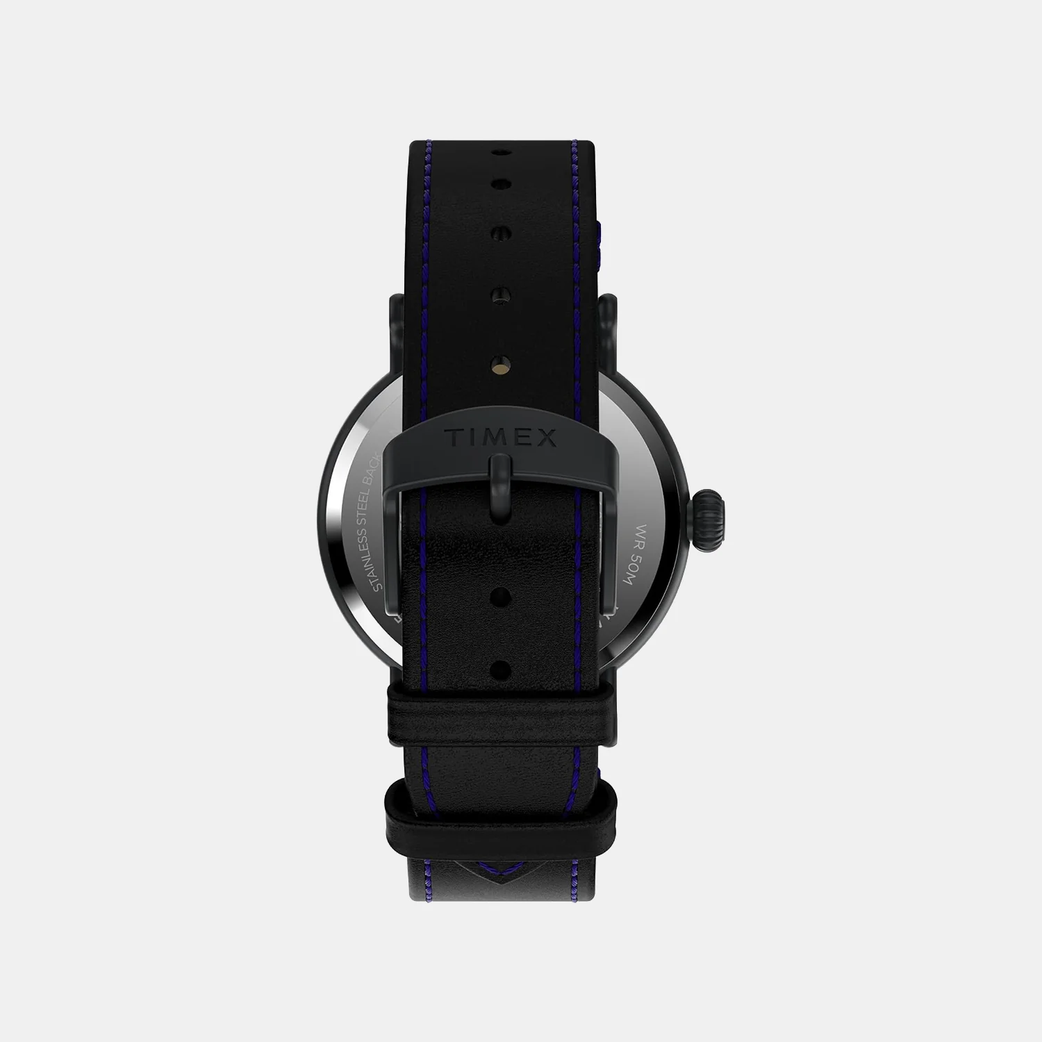 Men Quartz Black Dial Analog Leather Watch TW2V67600UJ - Image 3